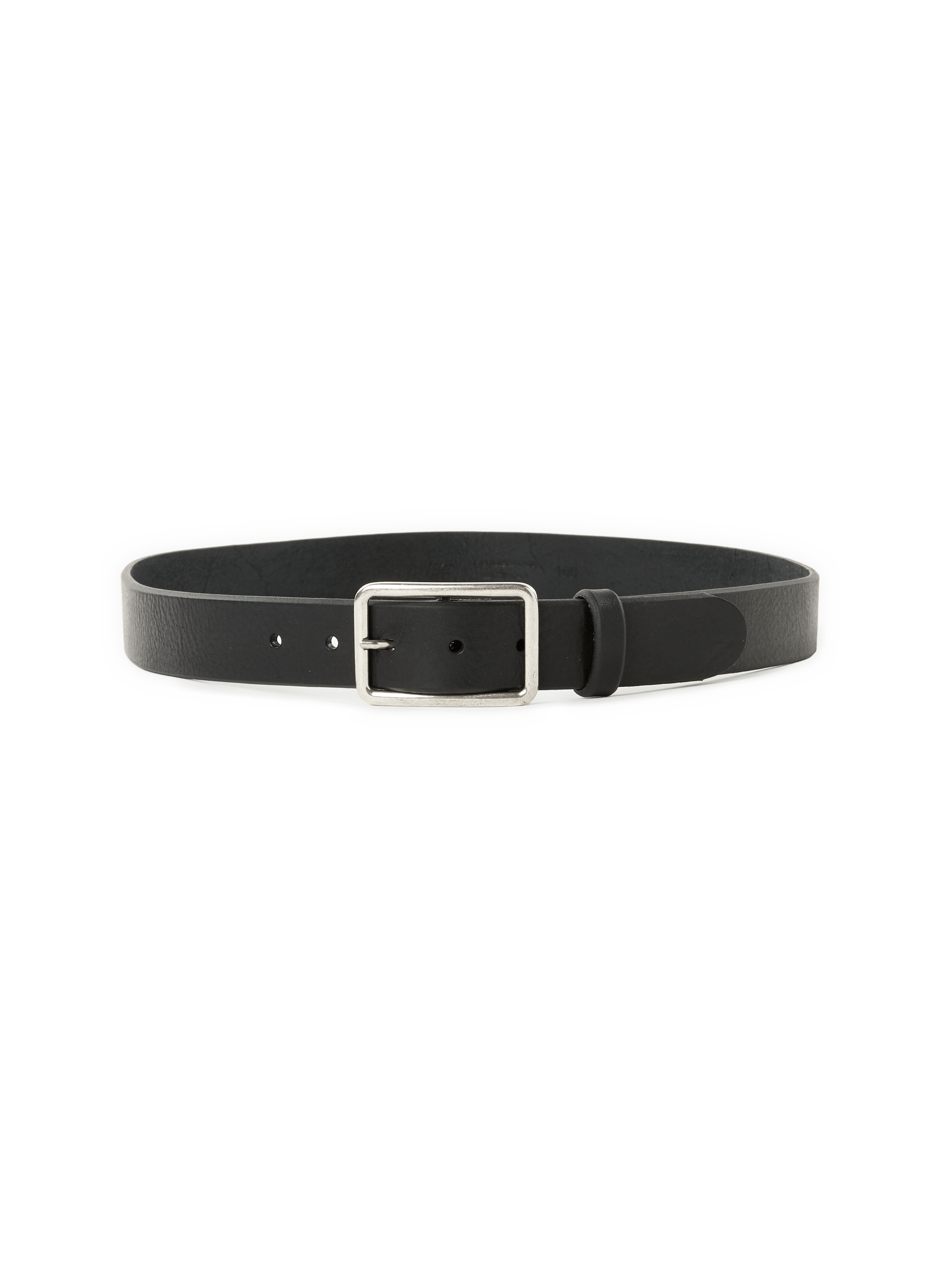 Lamb leather fasic belt SAISON 1865 Black