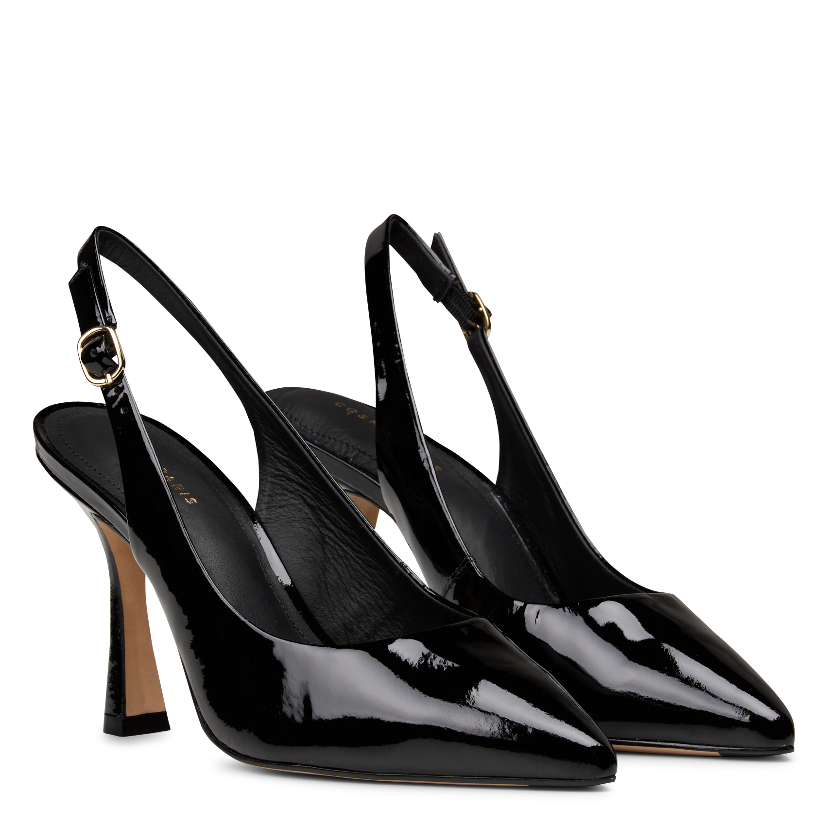 Pumps met bandje van lakleer COSMOPARIS Zwart