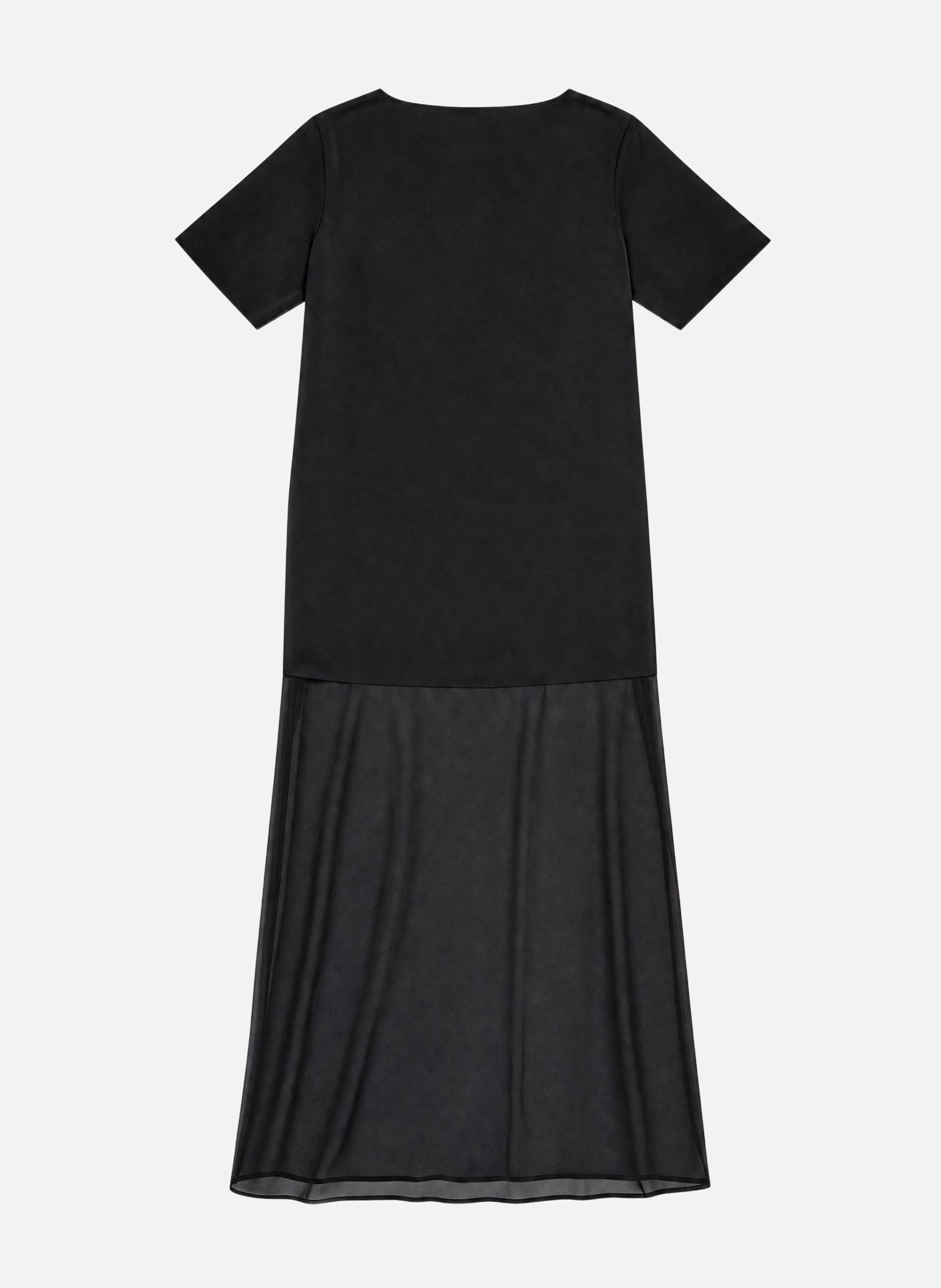Long satin dress THE KOOPLES Black