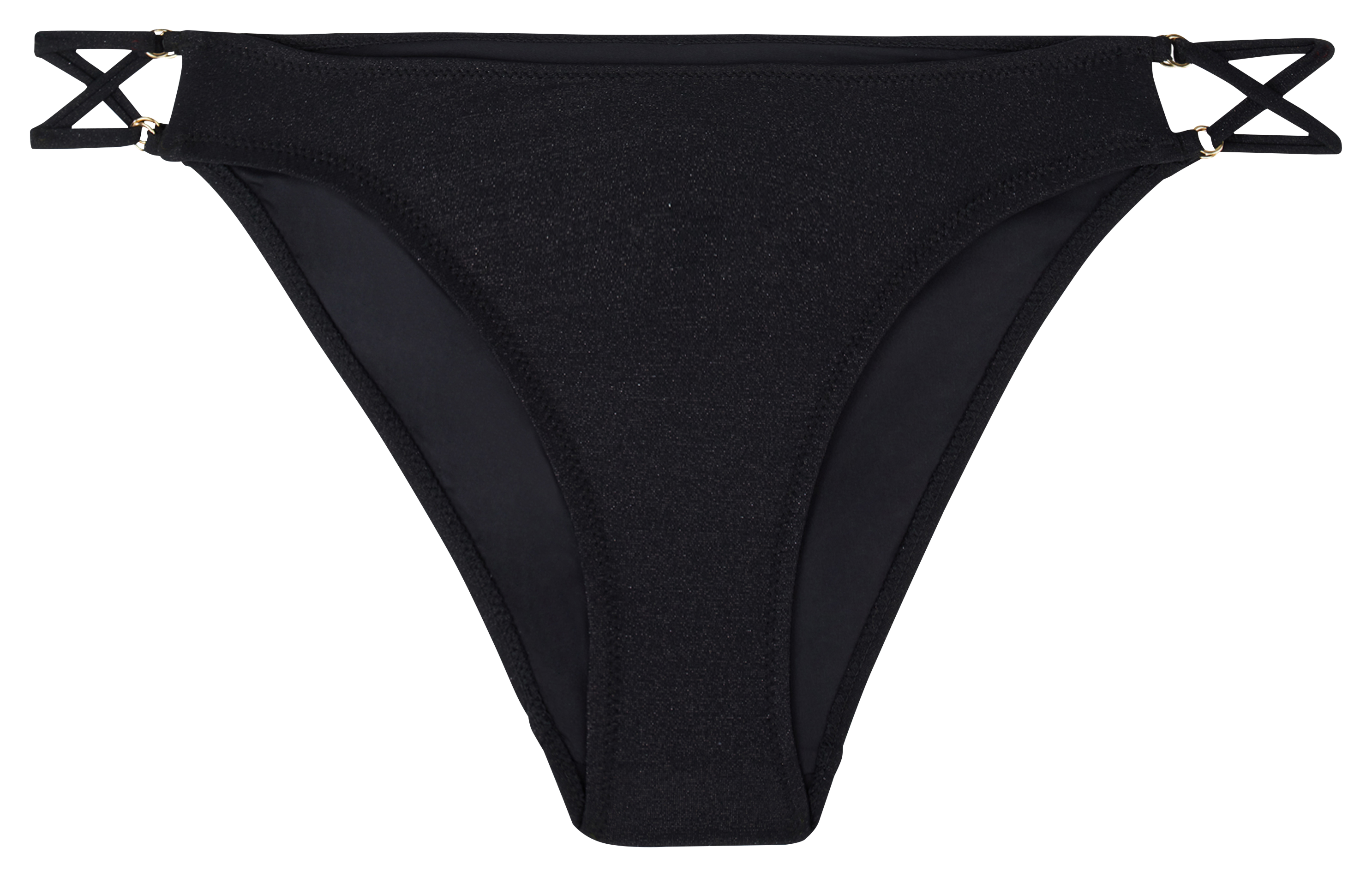Sparkly Bikini Bottoms Black Sand Aubade Women Place des Tendances