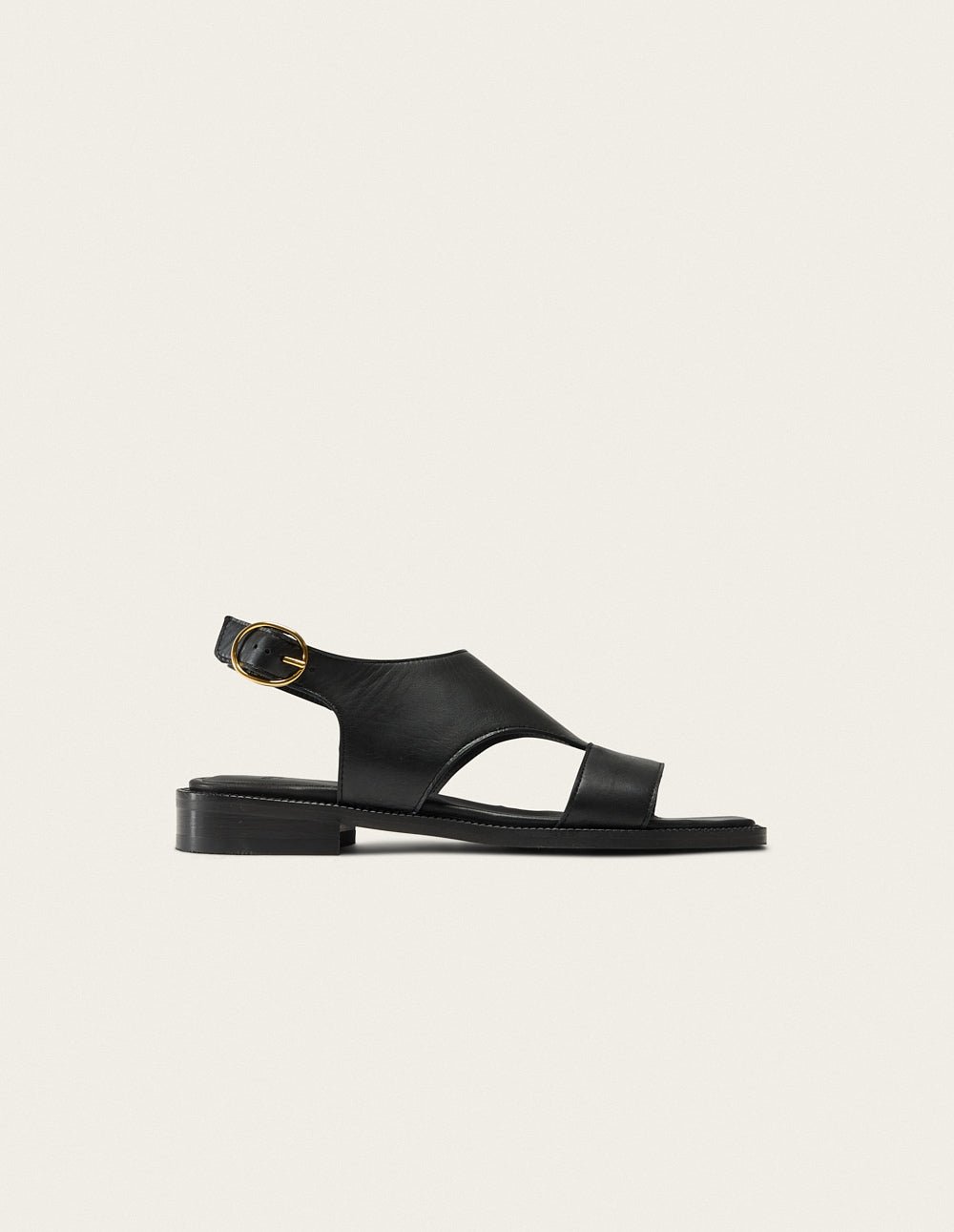 Faux leather sandals ODAJE EX. M.MOUSTACHE Black