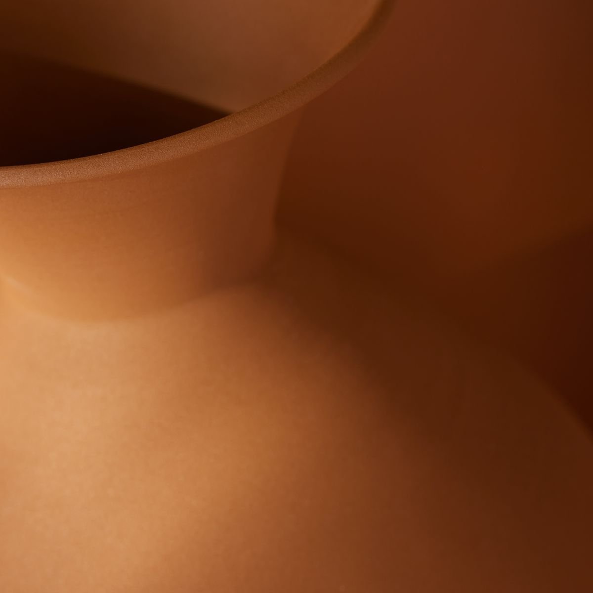 Vase en métal FACTORY Marron