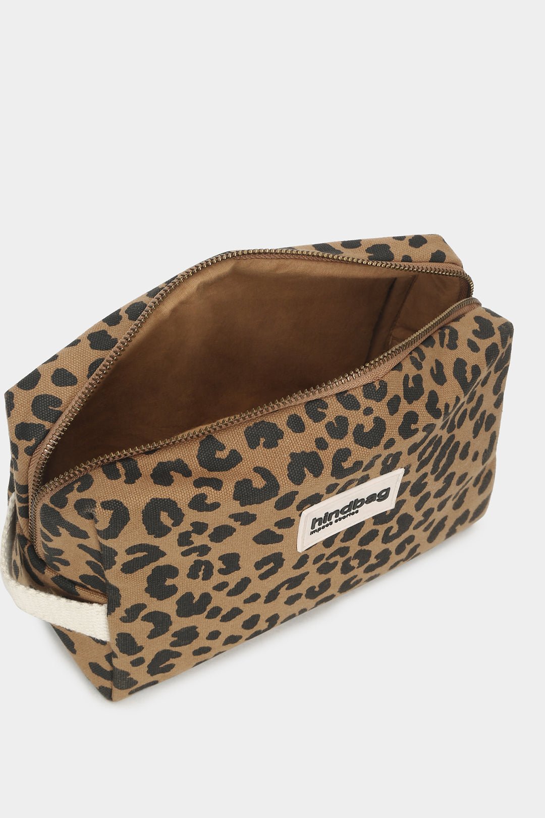 Cotton toiletry bag HINDBAG Brown