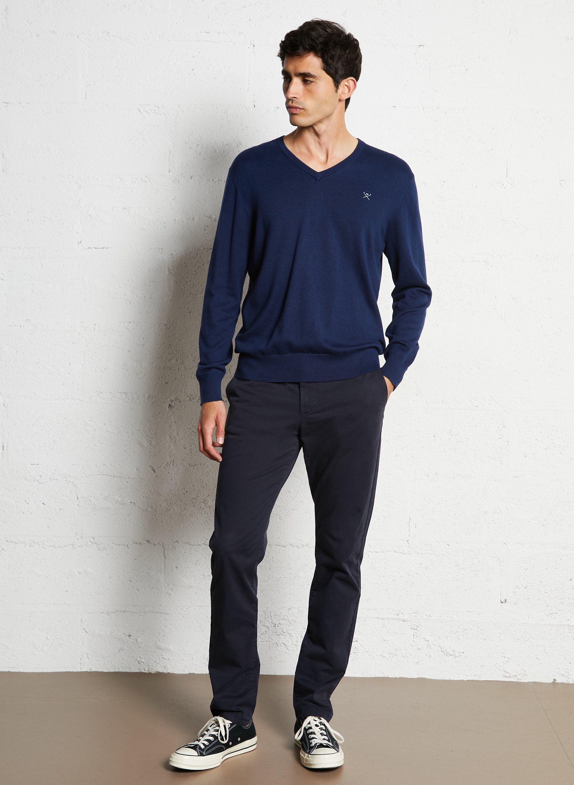 Bucket Hat aus Baumwoll-Mix IKKS Blau