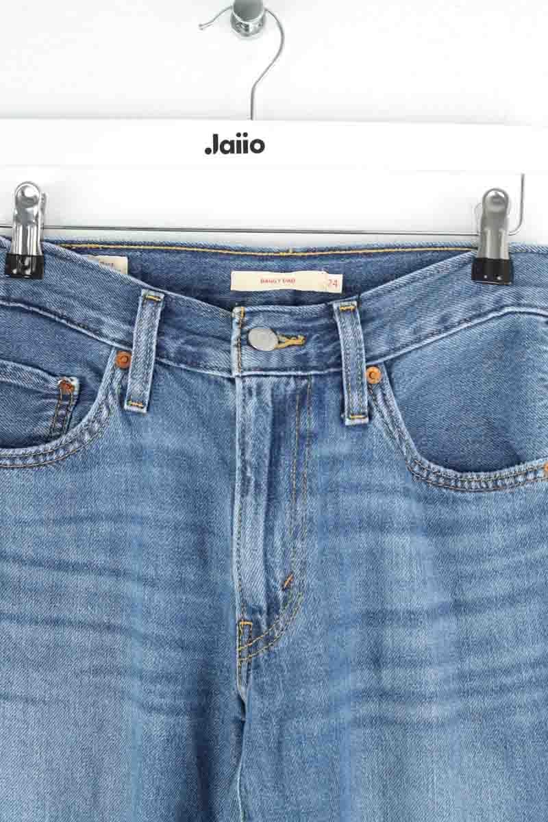 Cotton straight jeans LEVI'S - Seconde main Blue