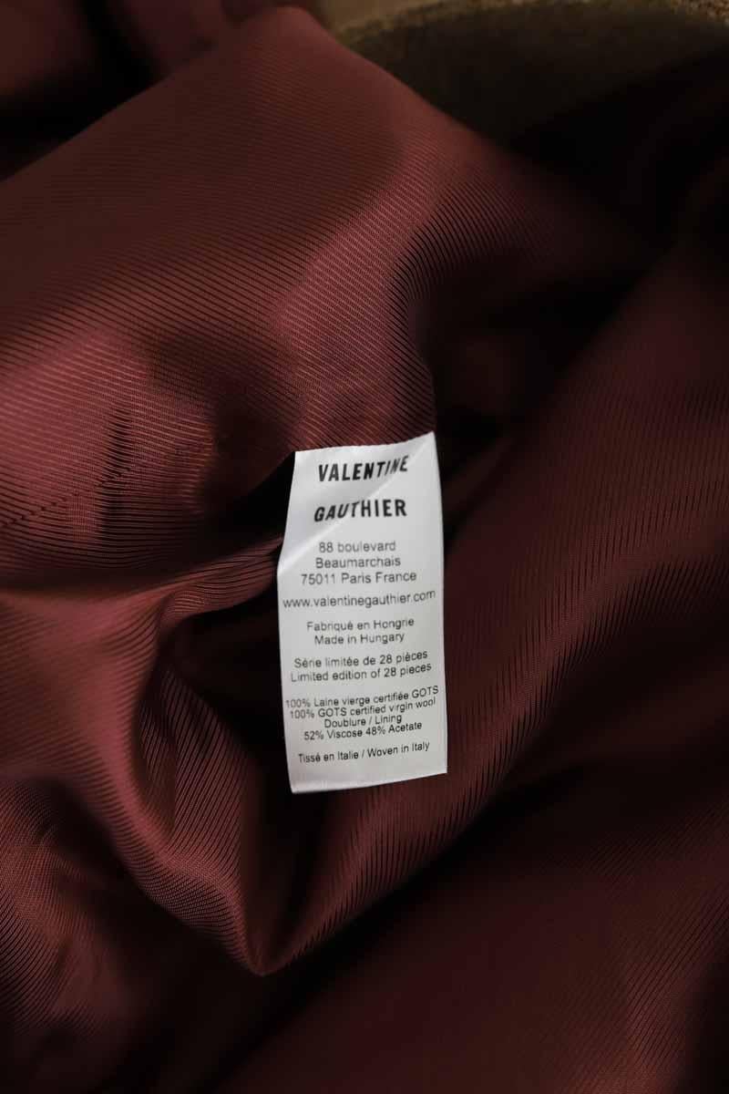 Wool mini skirt VALENTINE GAUTHIER- SECONDE MAIN Brown