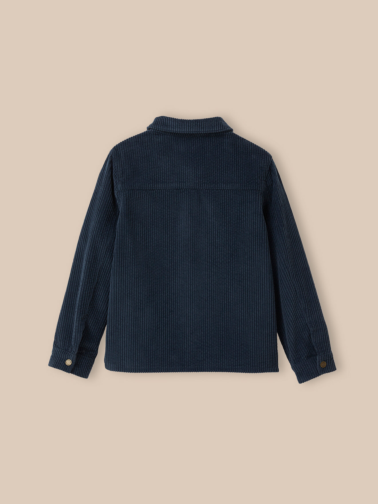 Velvet overshirt CYRILLUS Blue