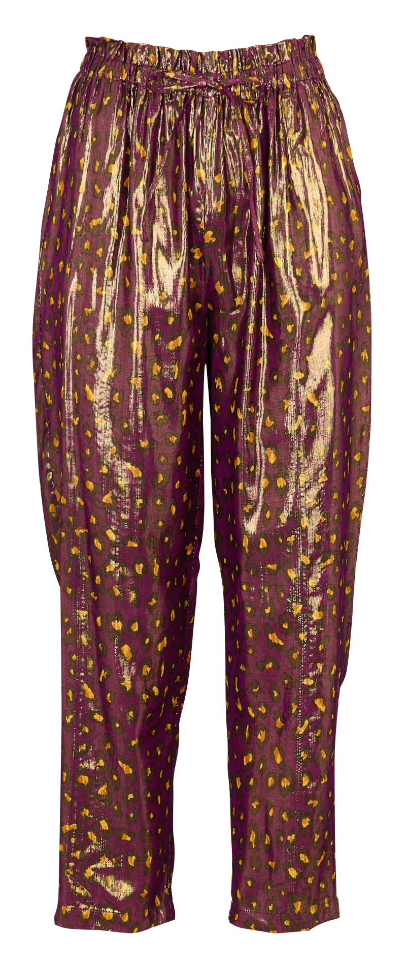 Pantalon droit imprimé MES DEMOISELLES Violet