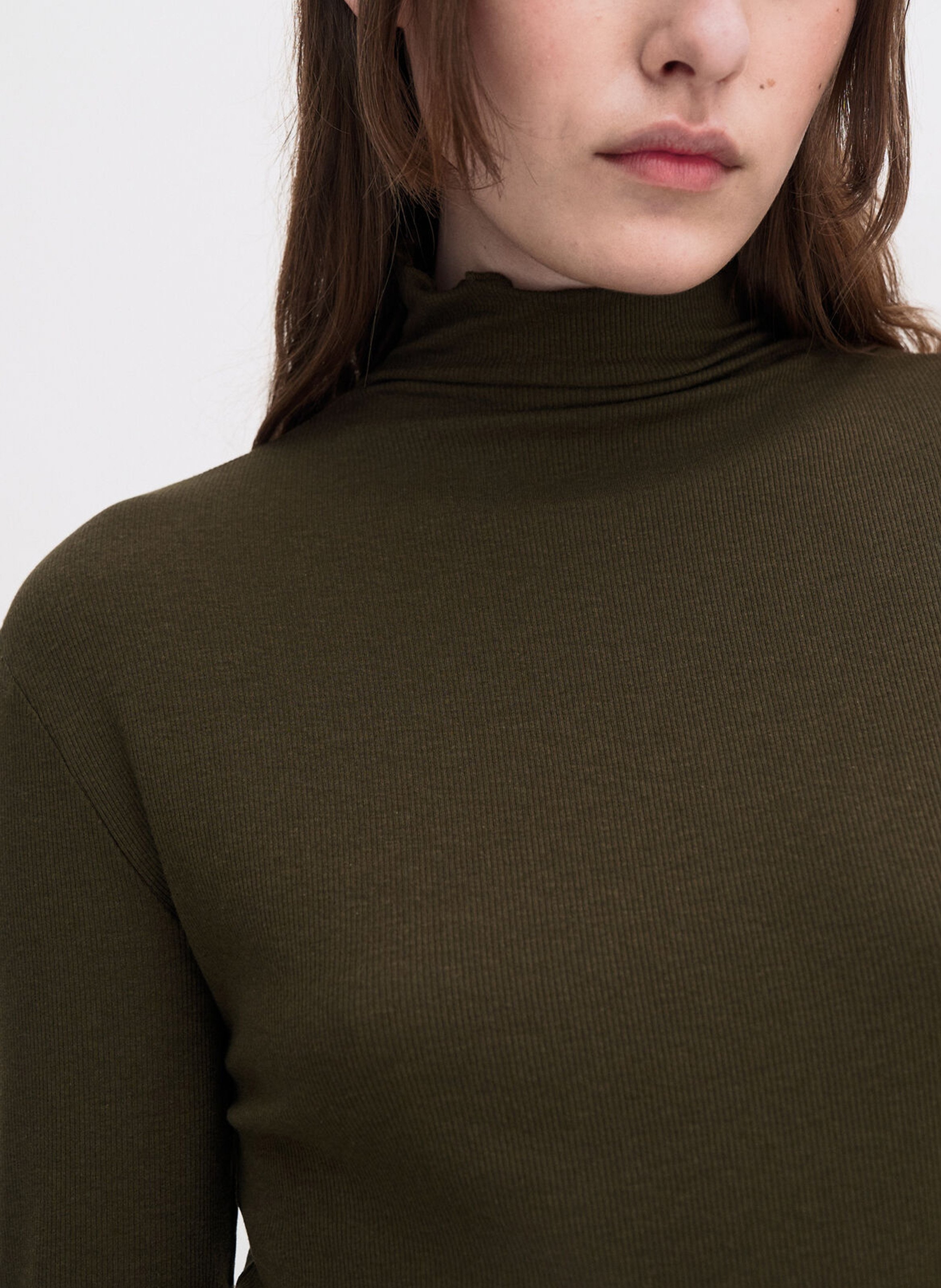 Pull col roulé  FILIPPA K Kaki