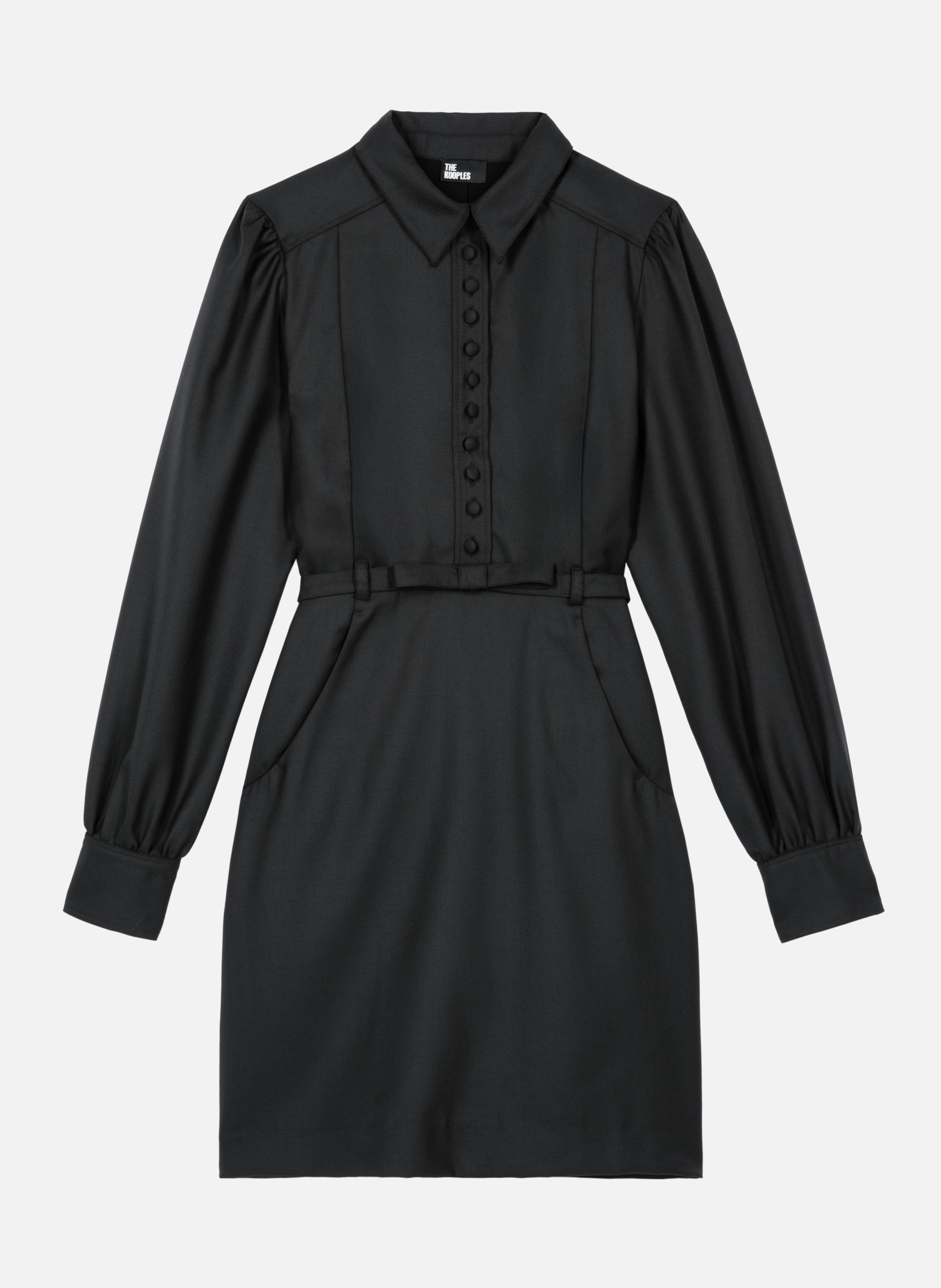 Robe courte en laine THE KOOPLES Noir