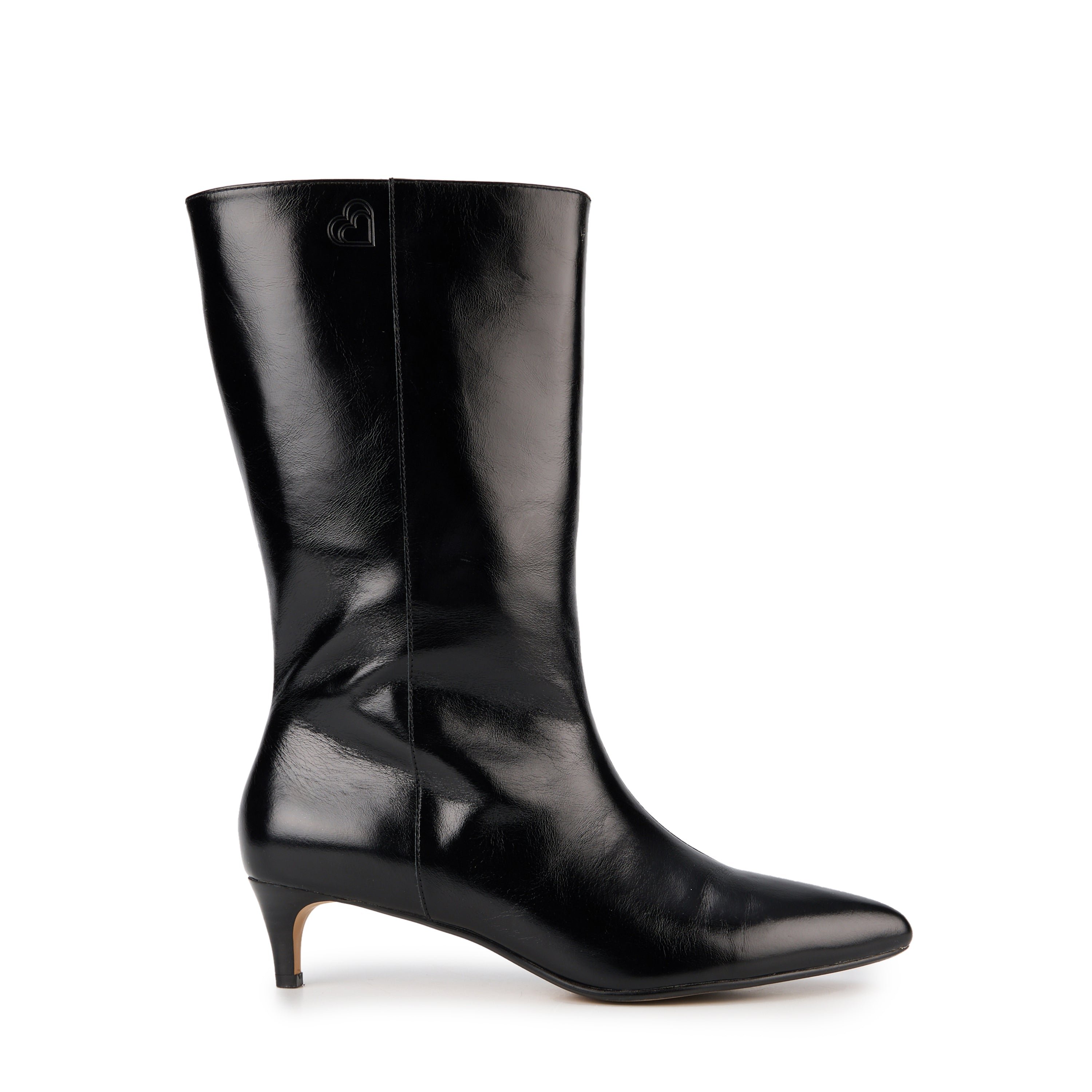 Yolanda shiny leather BONS BAISERS PARIS Black