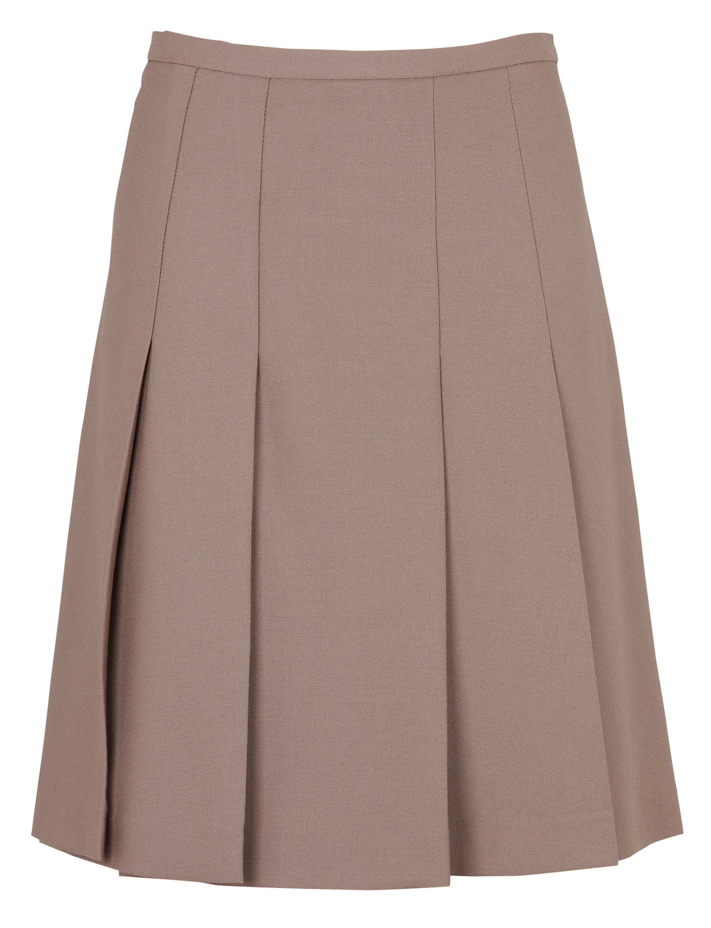 Plain pleated short skirt TARA JARMON Beige