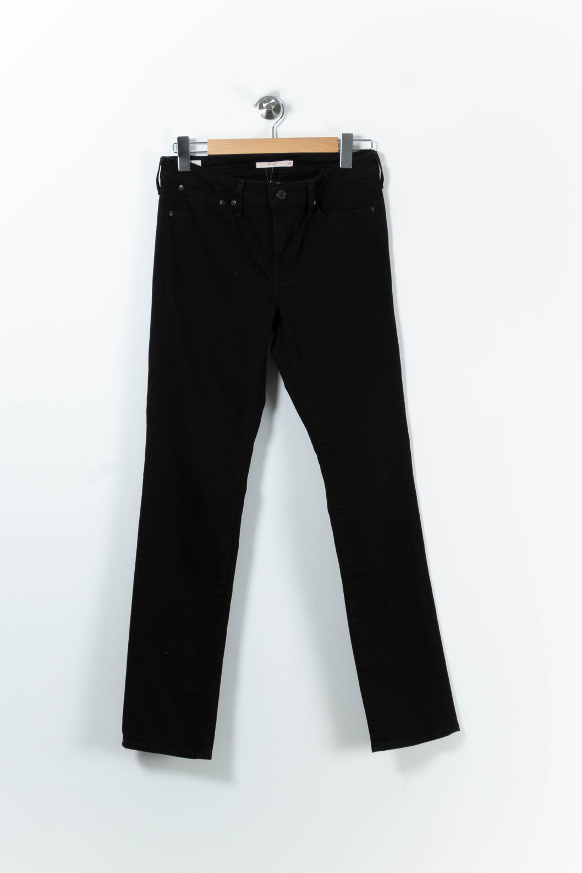 Cropped slim jeans with studs LEVI'S - Seconde main Black