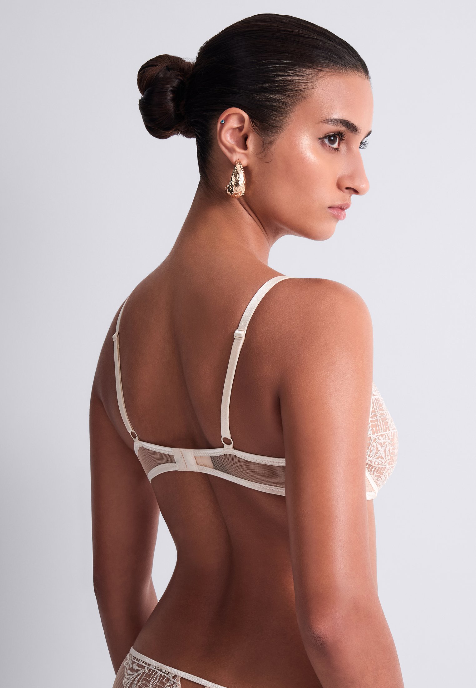 Triangle bra without underwire AUBADE Beige