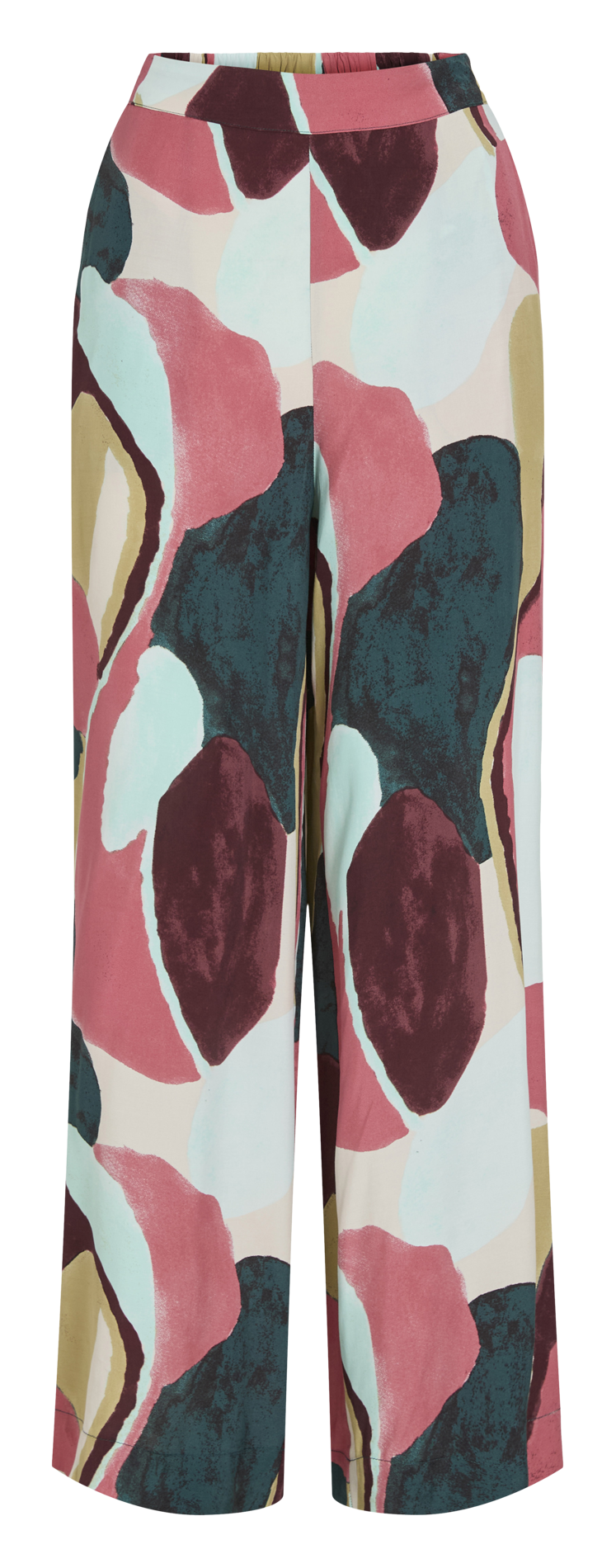 Pantalon droit imprimé VILA Rouge