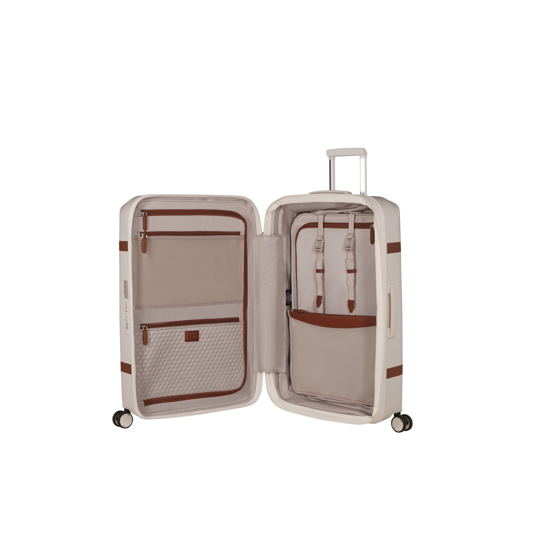 Image valise 4 roues taille l SAMSONITE Beige