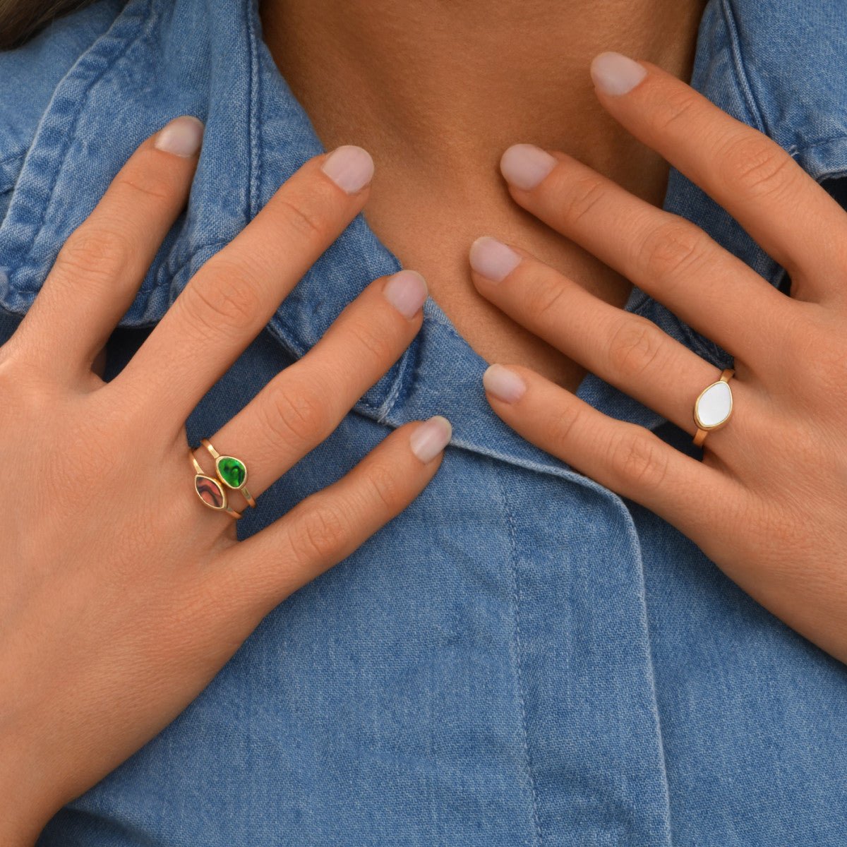 Bague SATELLITE PARIS Vert