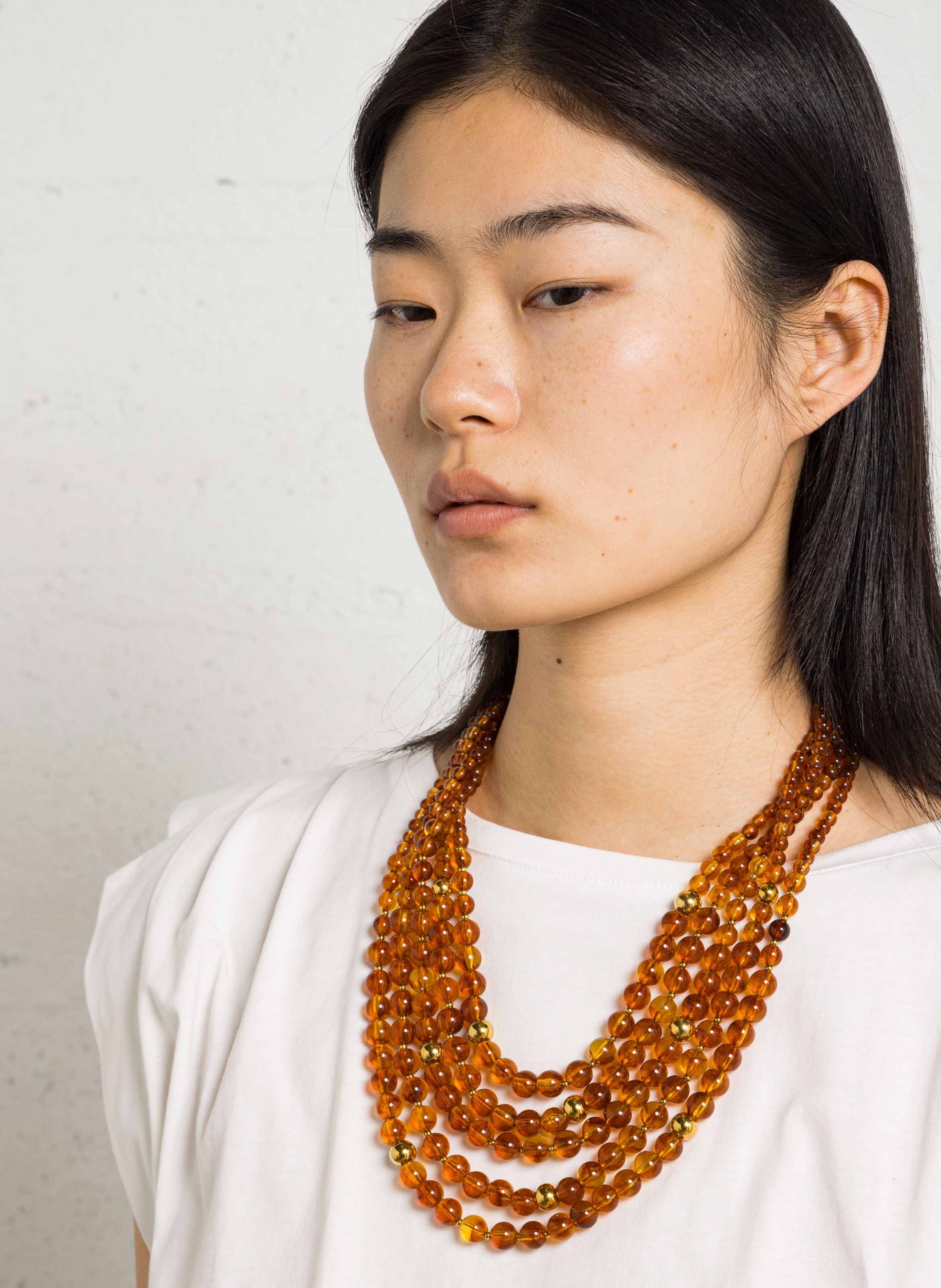 Perlenkette AU PRINTEMPS PARIS Braun