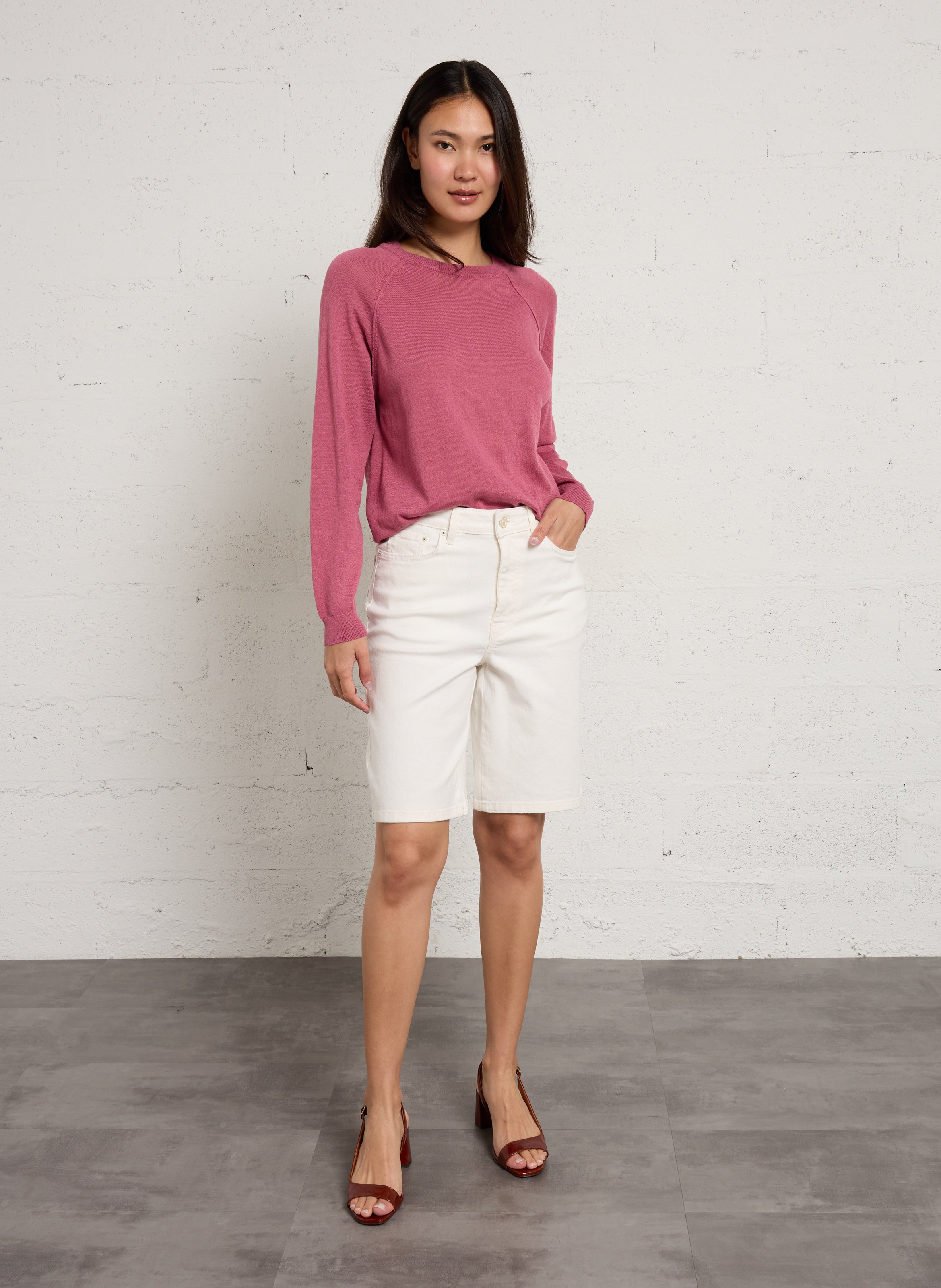 High-neck sweater SUD EXPRESS Pink