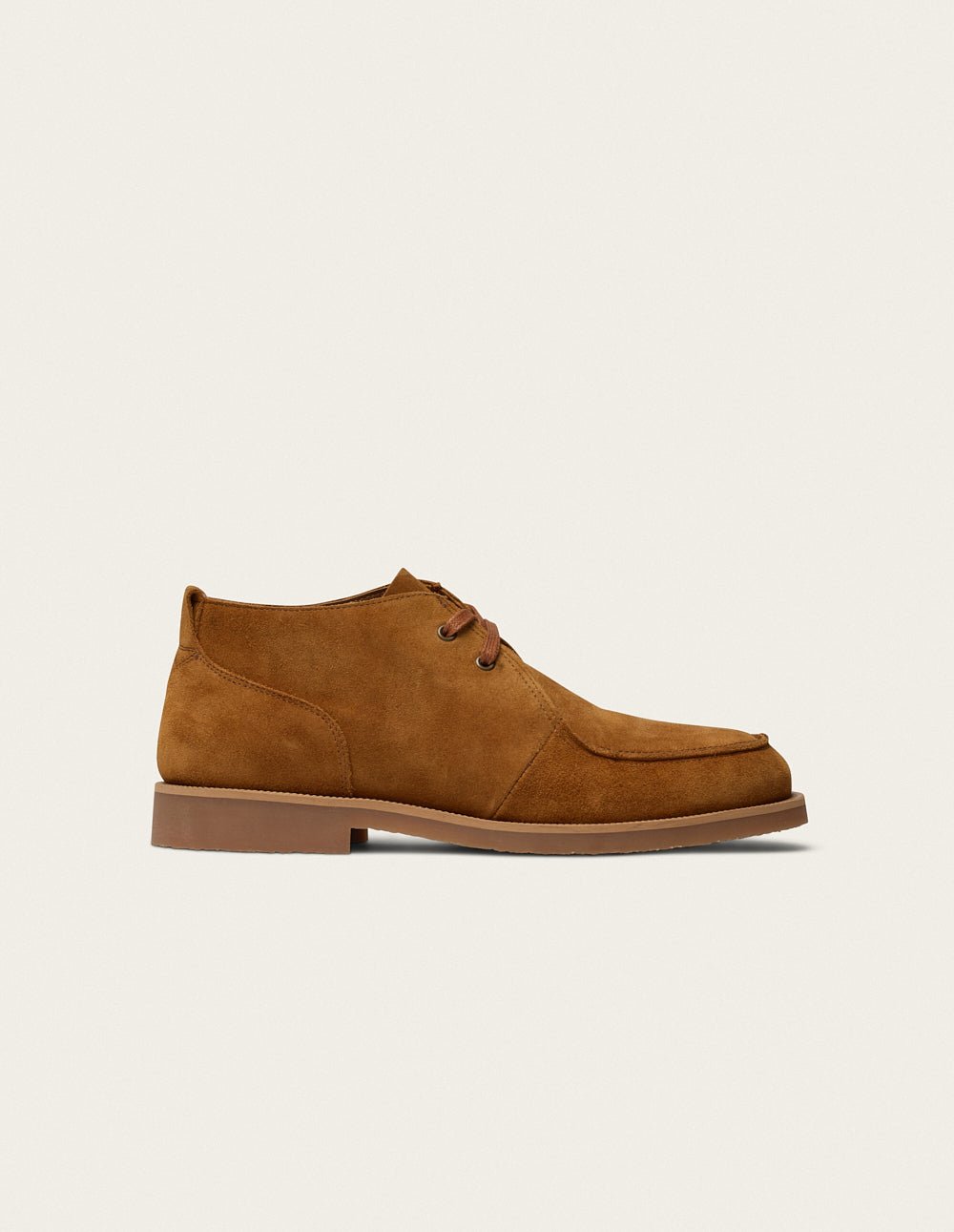 Heeled leather mid-calf boots ODAJE Brown