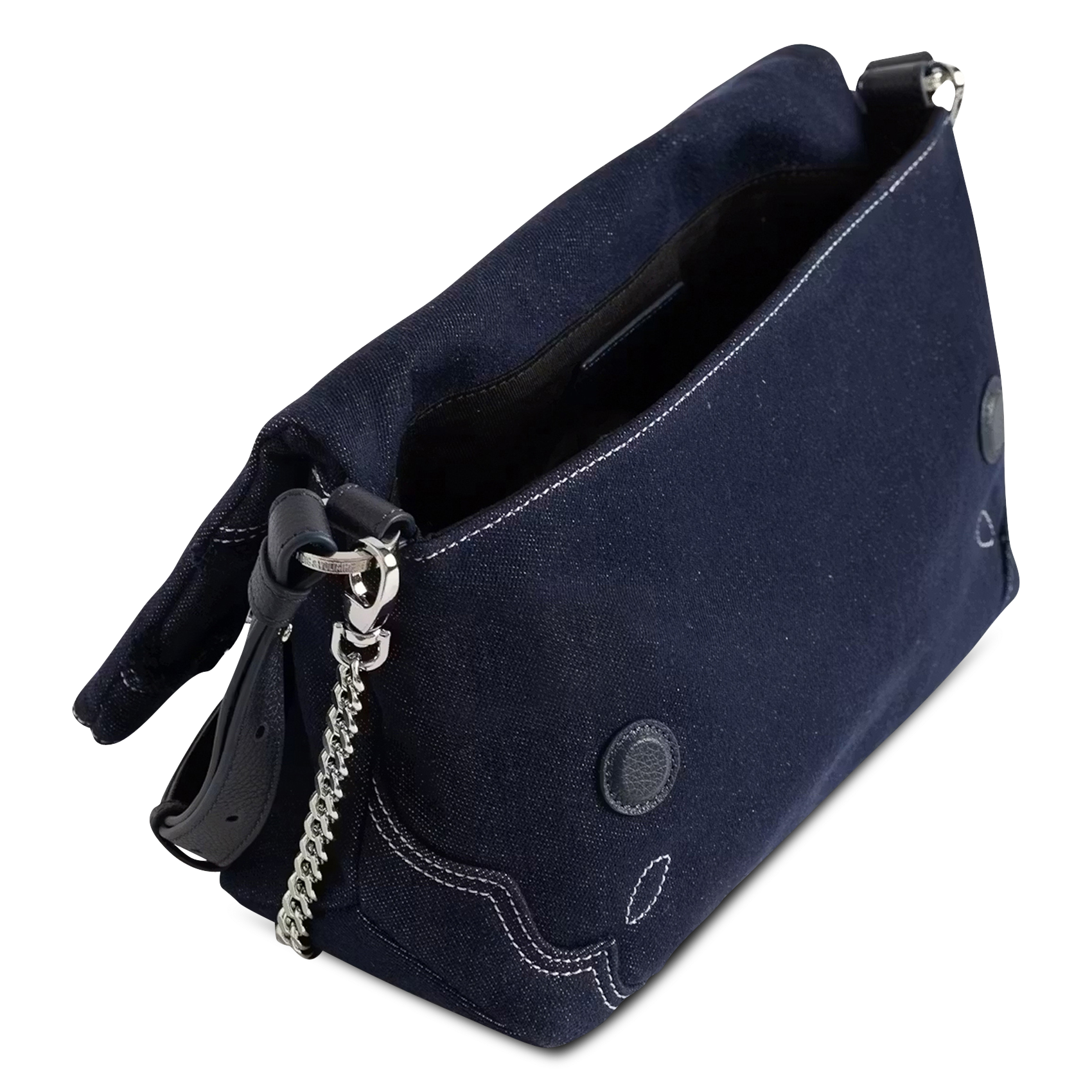 Canvas shoulder bag ZADIG&VOLTAIRE Blue