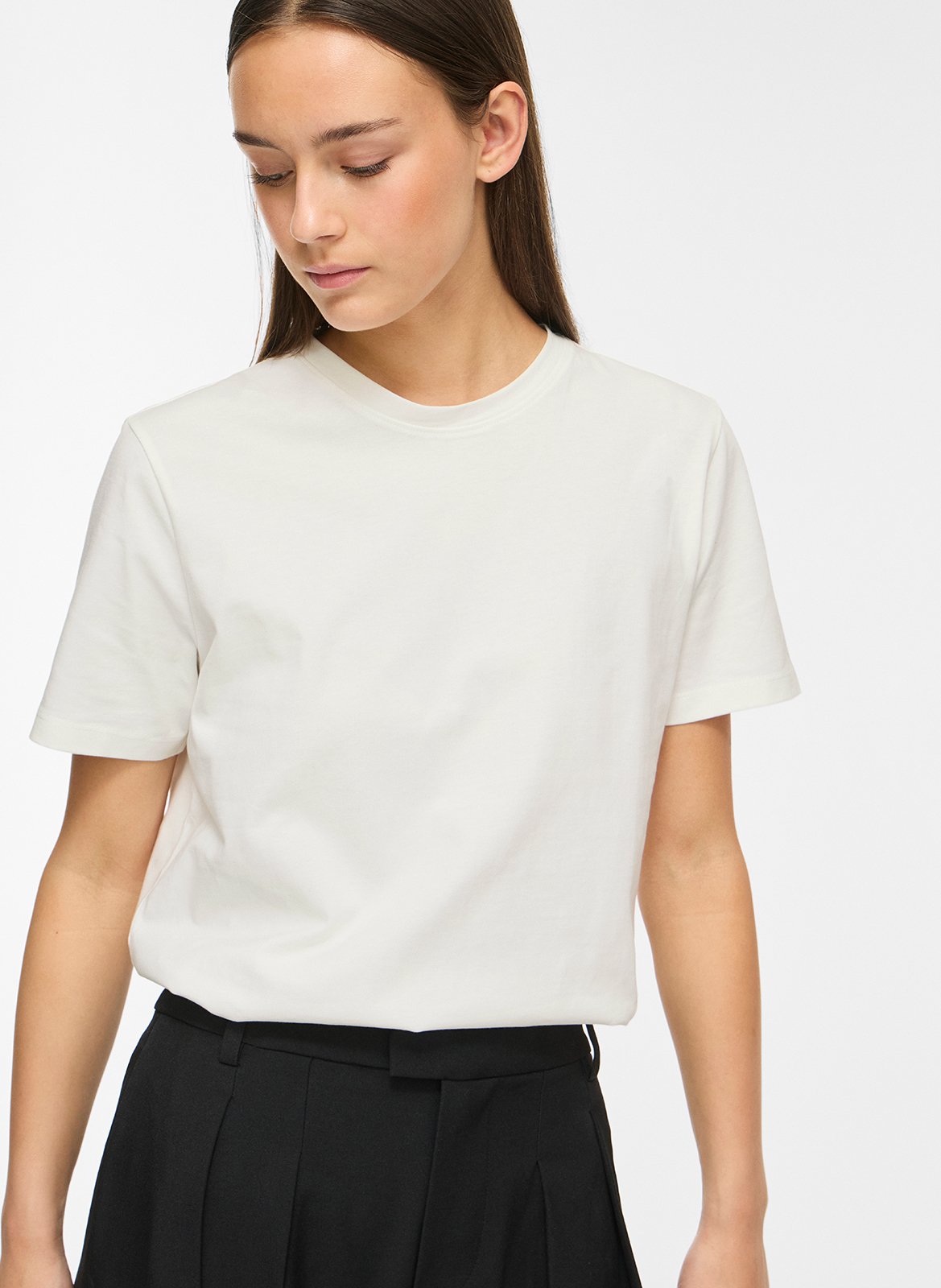 Tee-shirt droit à imprimé dos VILA Blanc
