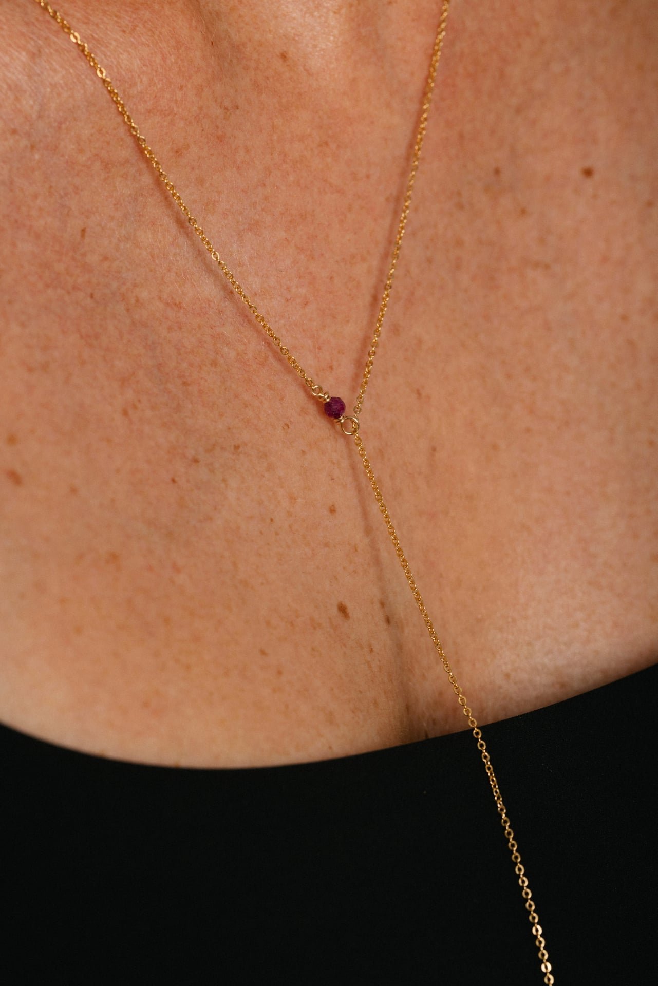 Vice Versa Necklace - Ruby YAY Pink