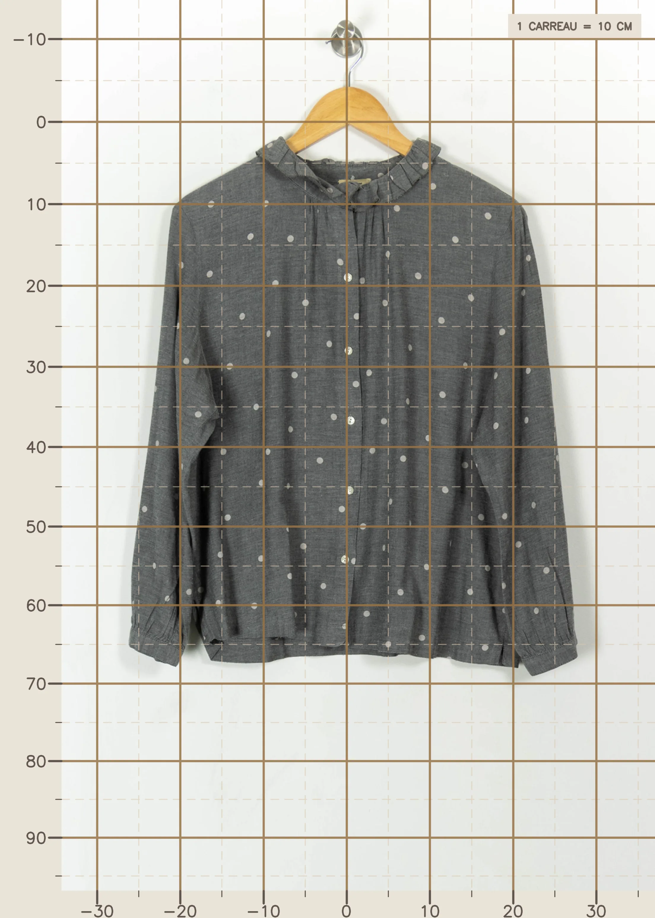 Blouse BELLEROSE - Seconde Main Grey