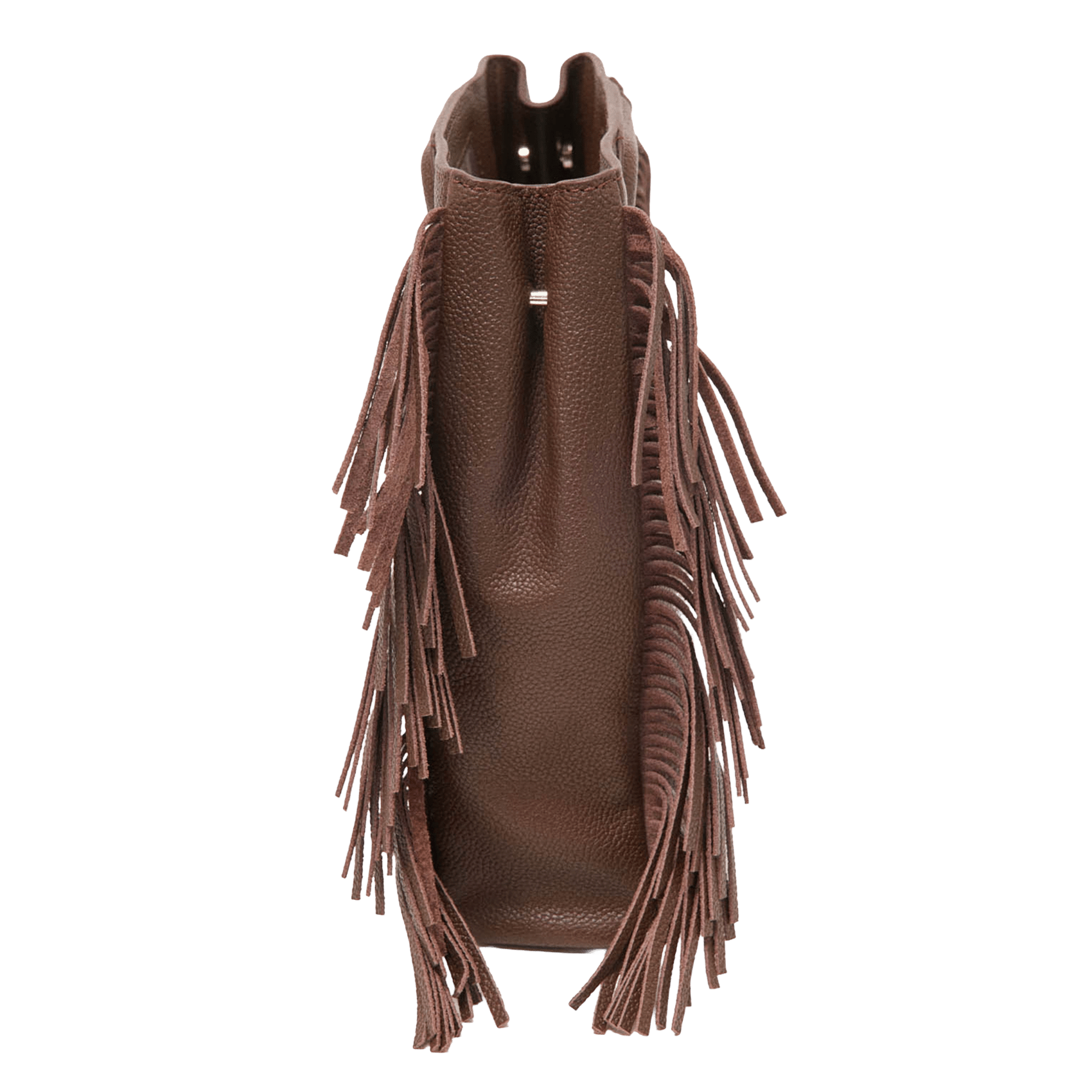 Leren clutch MAJE Bruin
