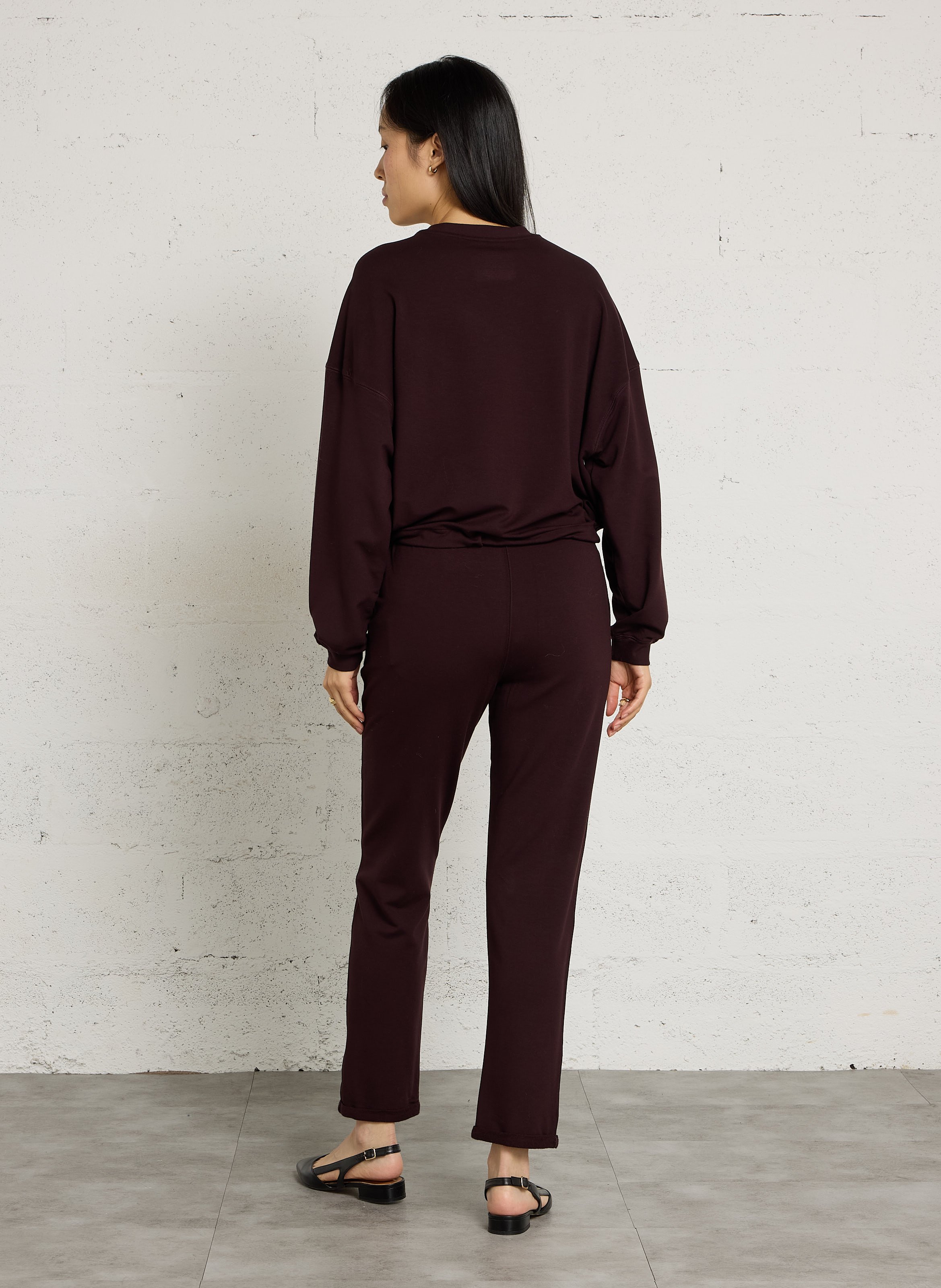 Fleece-Hose MAJESTIC FILATURES Pflaume