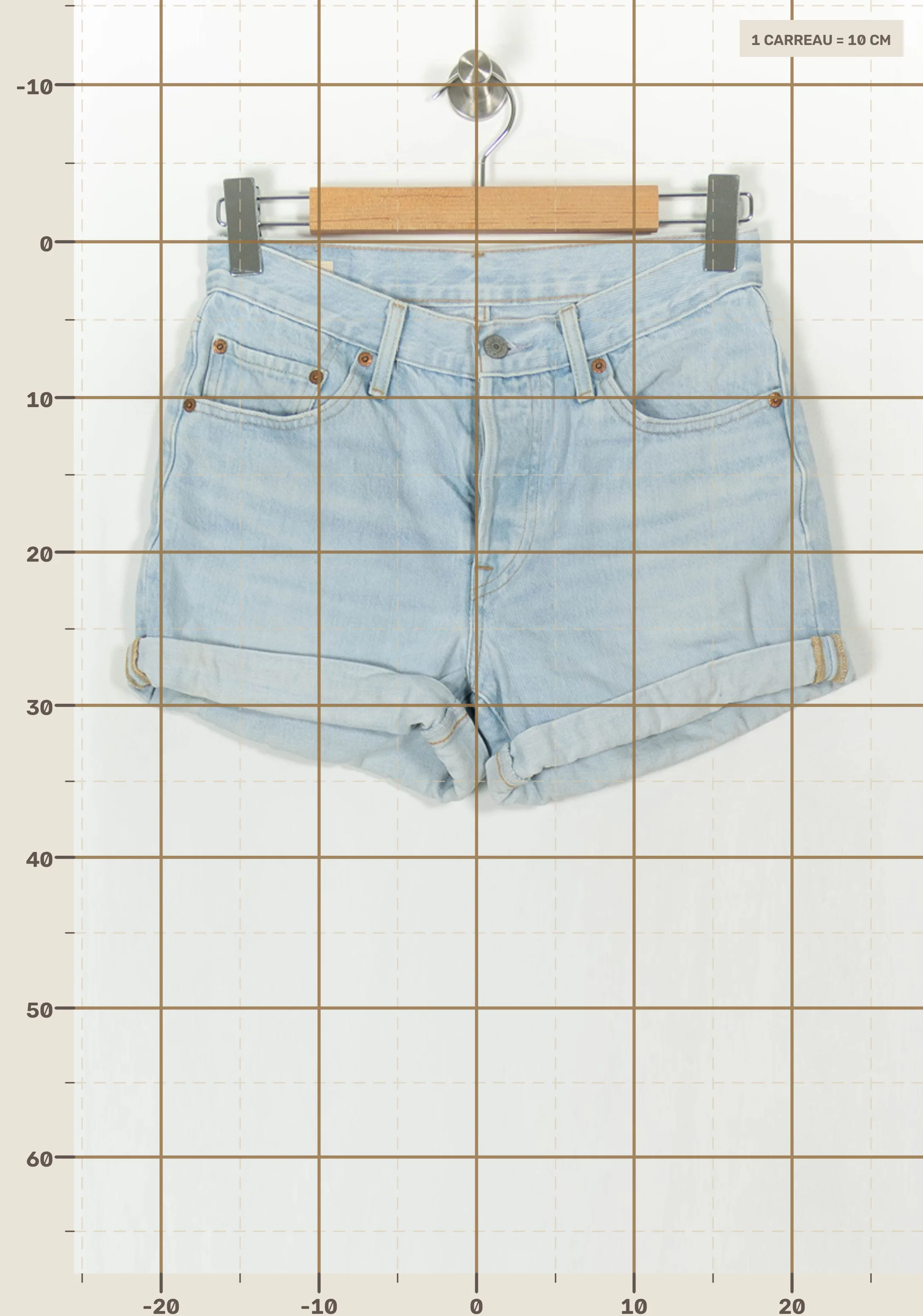 Shorts LEVI'S - Seconde main Blue