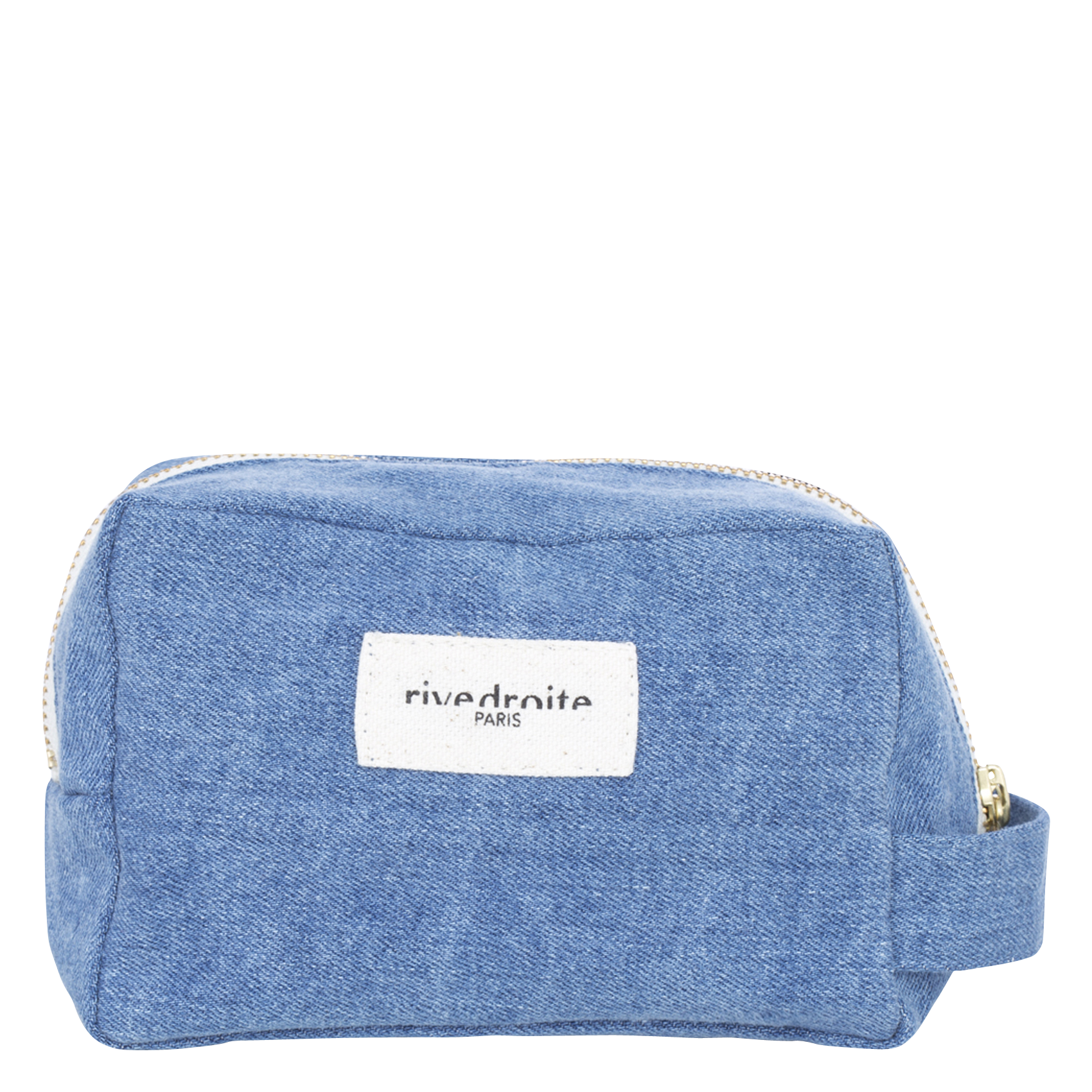 Trousse en denim RIVEDROITE PARIS