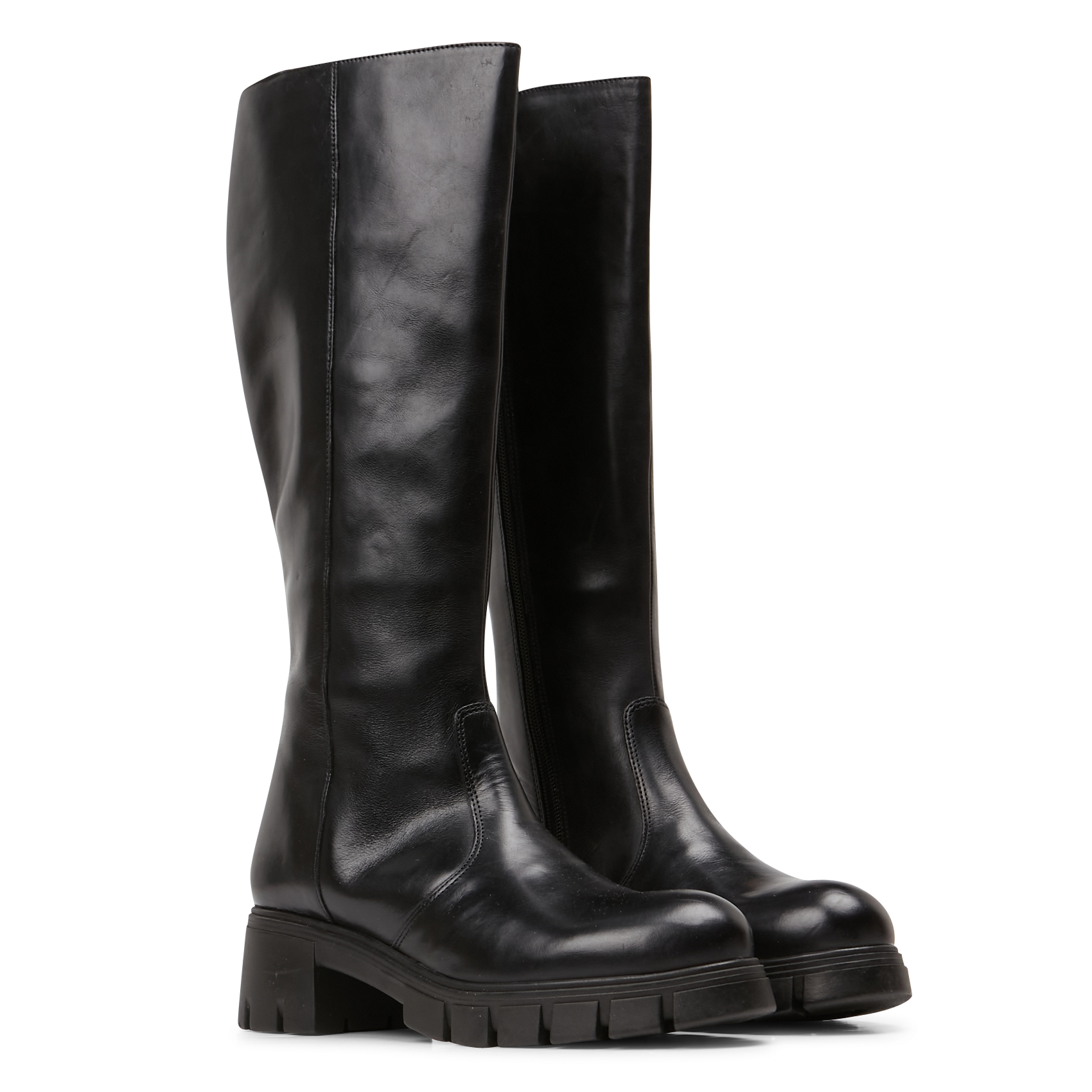 Bottes en cuir JONAK Noir