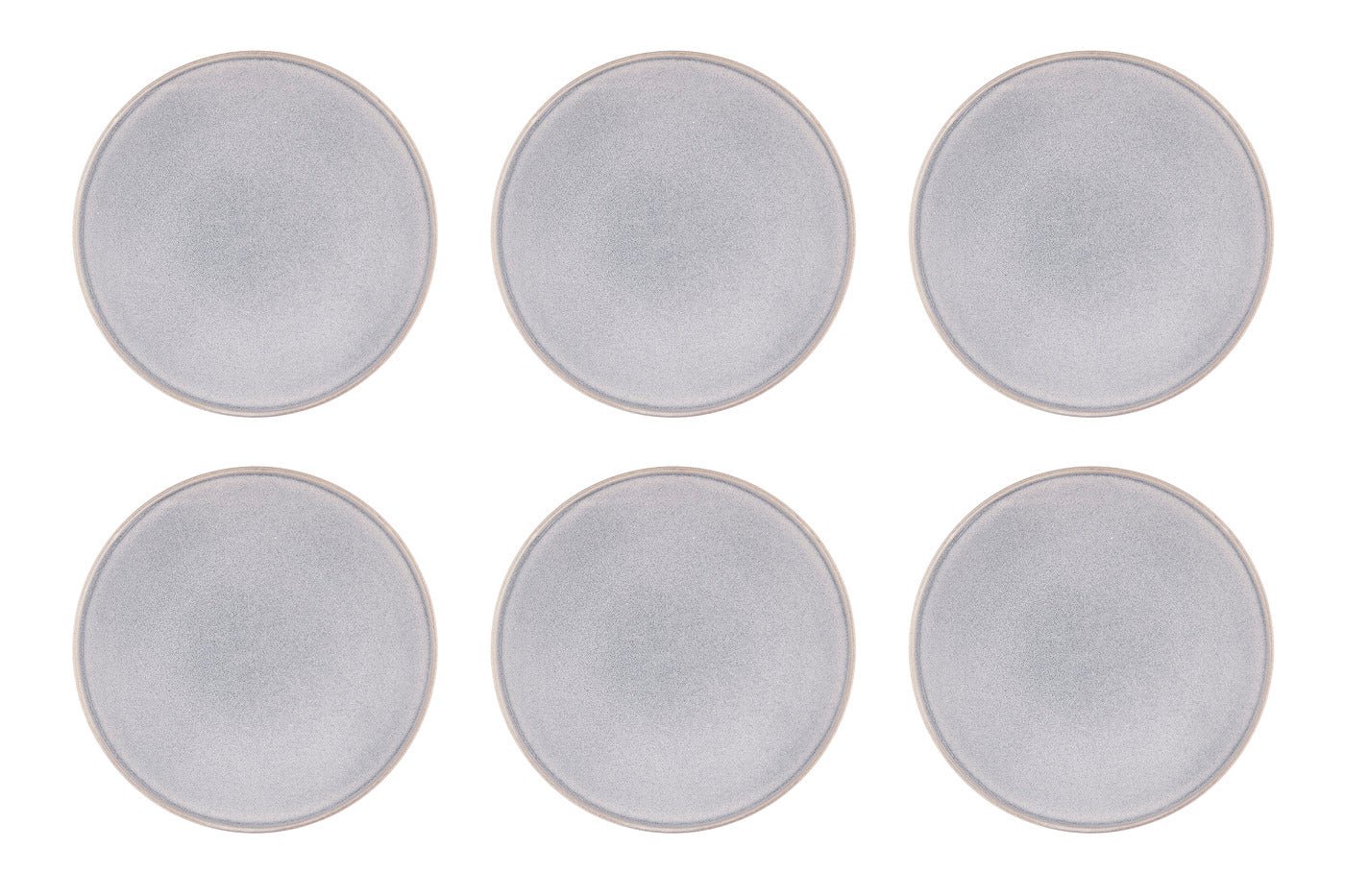 Stone moon gray ø27.5cm plate - 6 pieces BJORN Grey