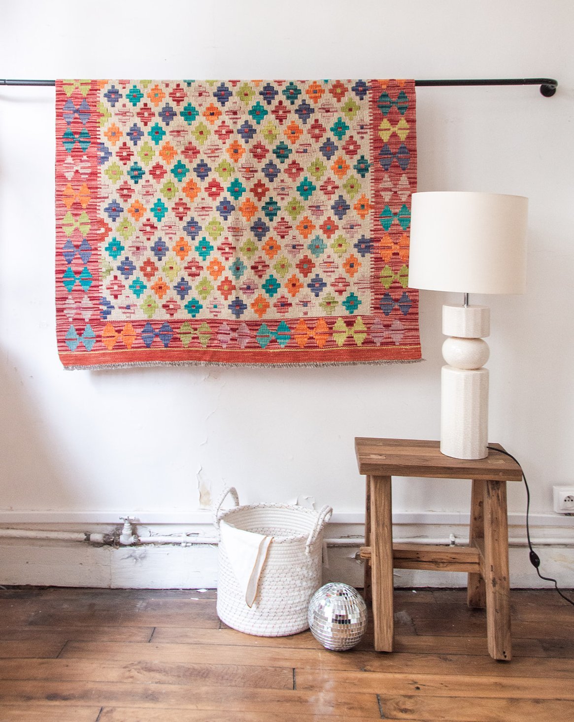 Kilim rug n°304 DEBONGOUT Multicolored