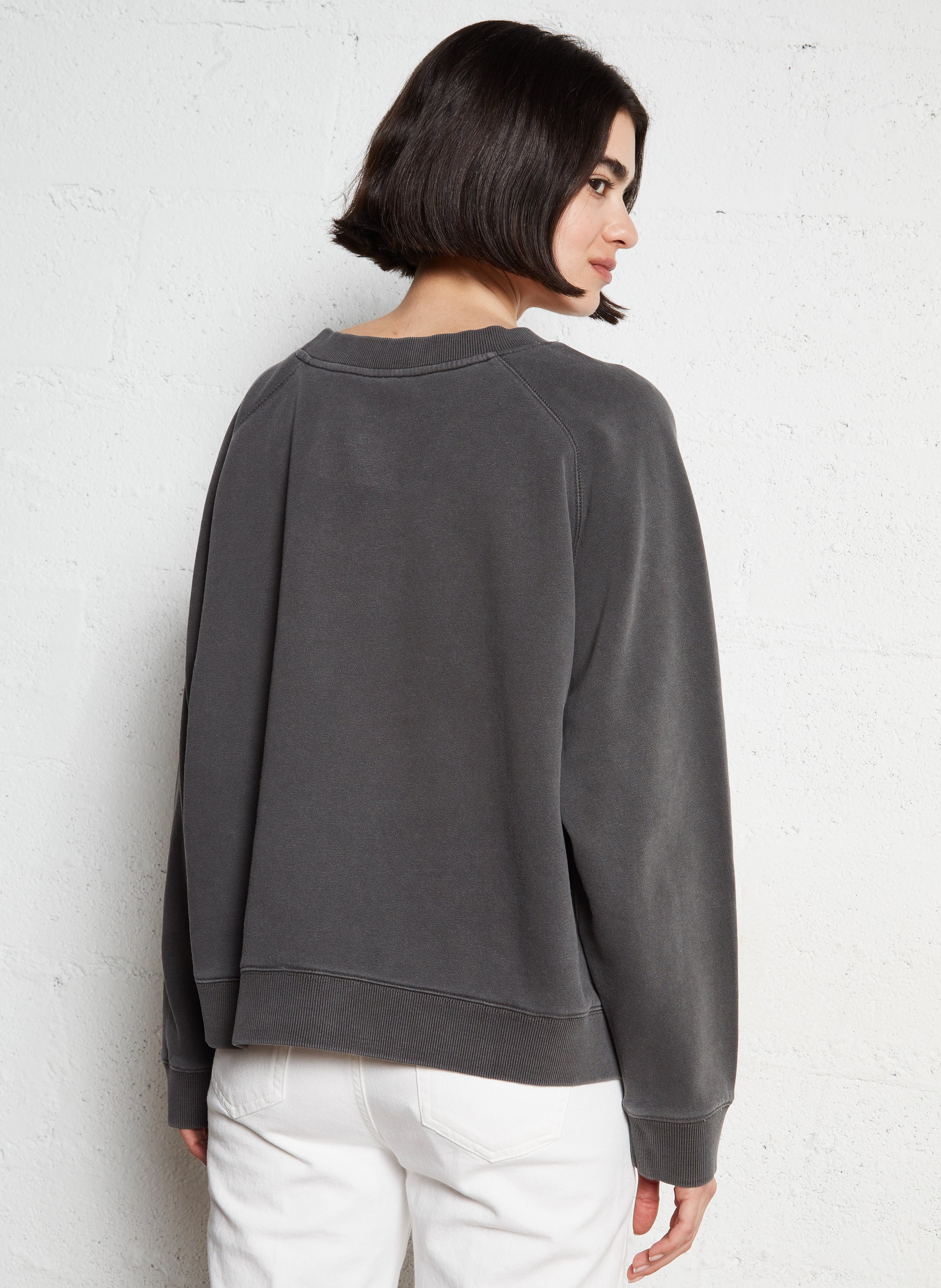 Sweat oversize en coton mélangé NEWTONE Gris