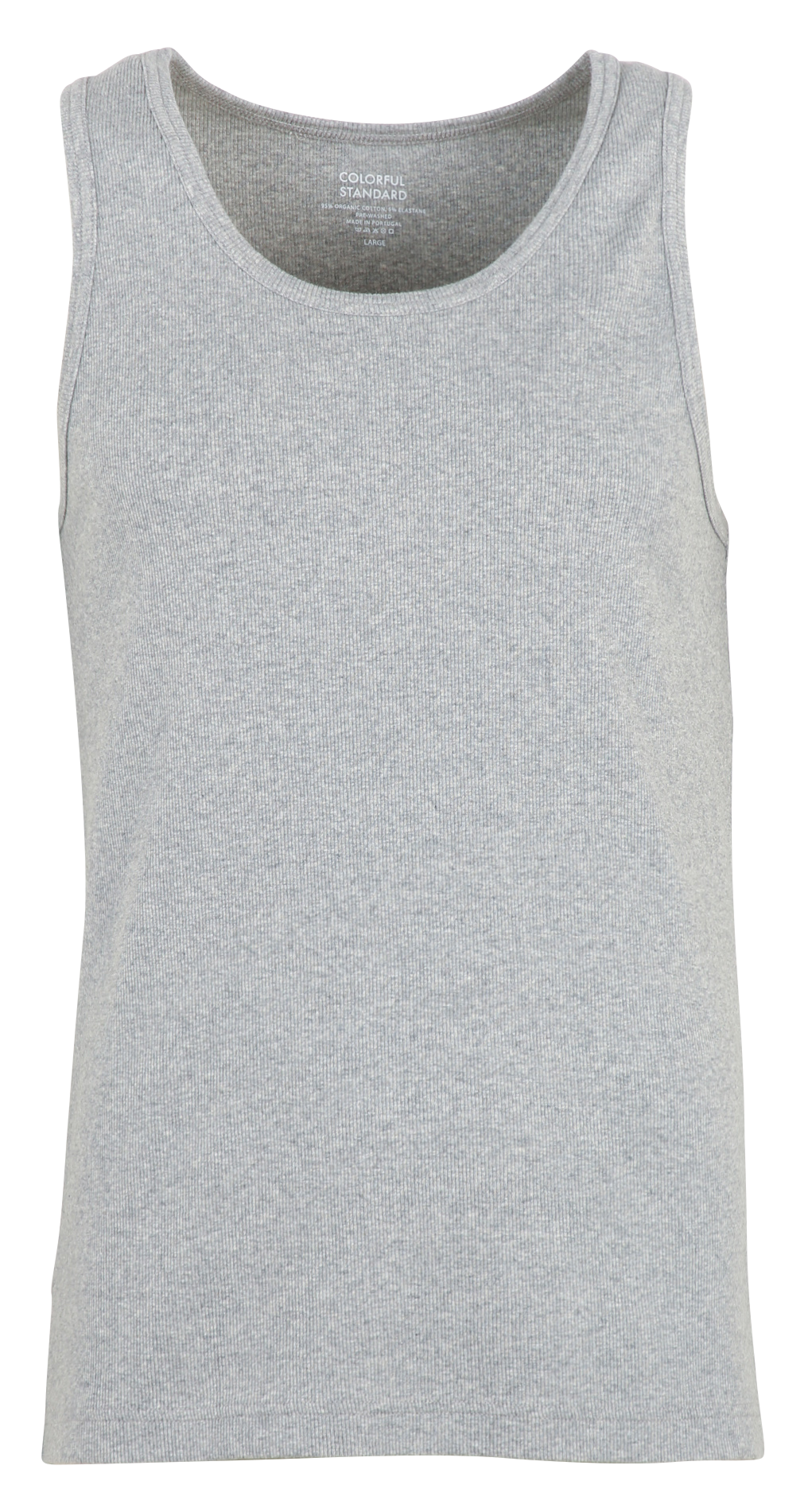 Rundhals-Tanktop aus Bio-Baumwolle COLORFUL STANDARD Grau