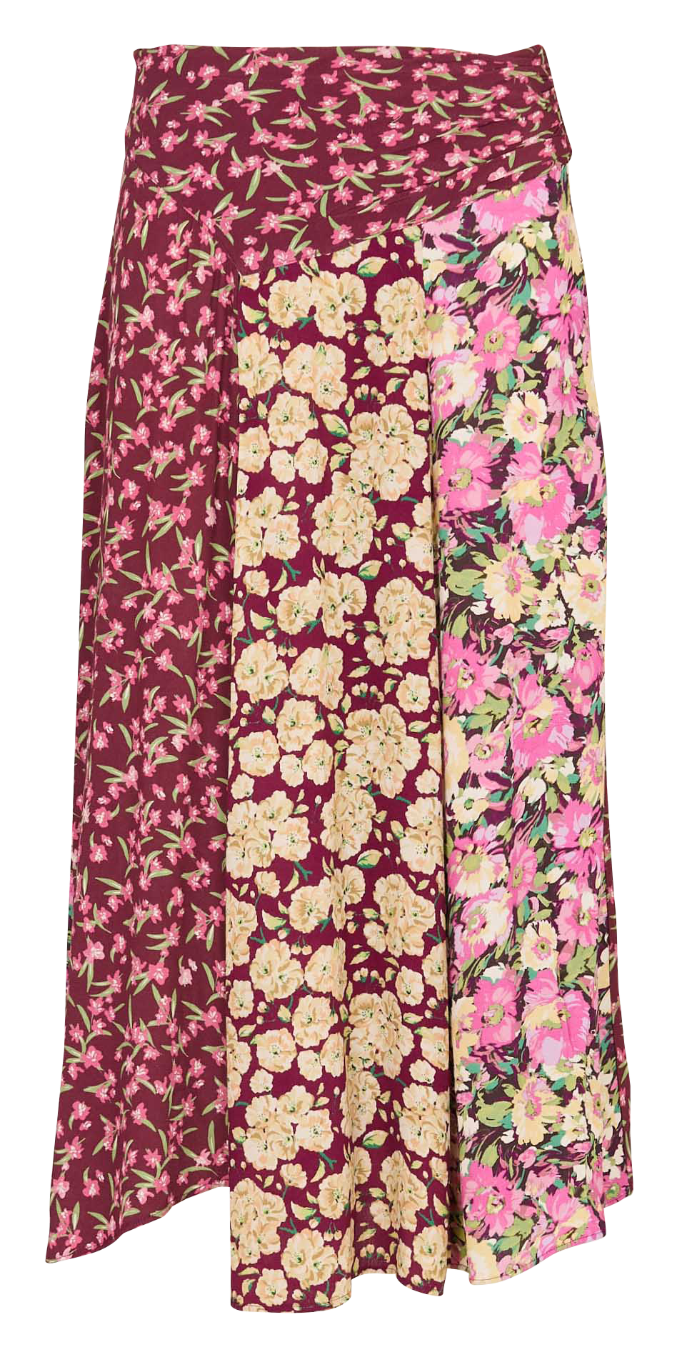 Jupe longue imprimée BA&SH Prune