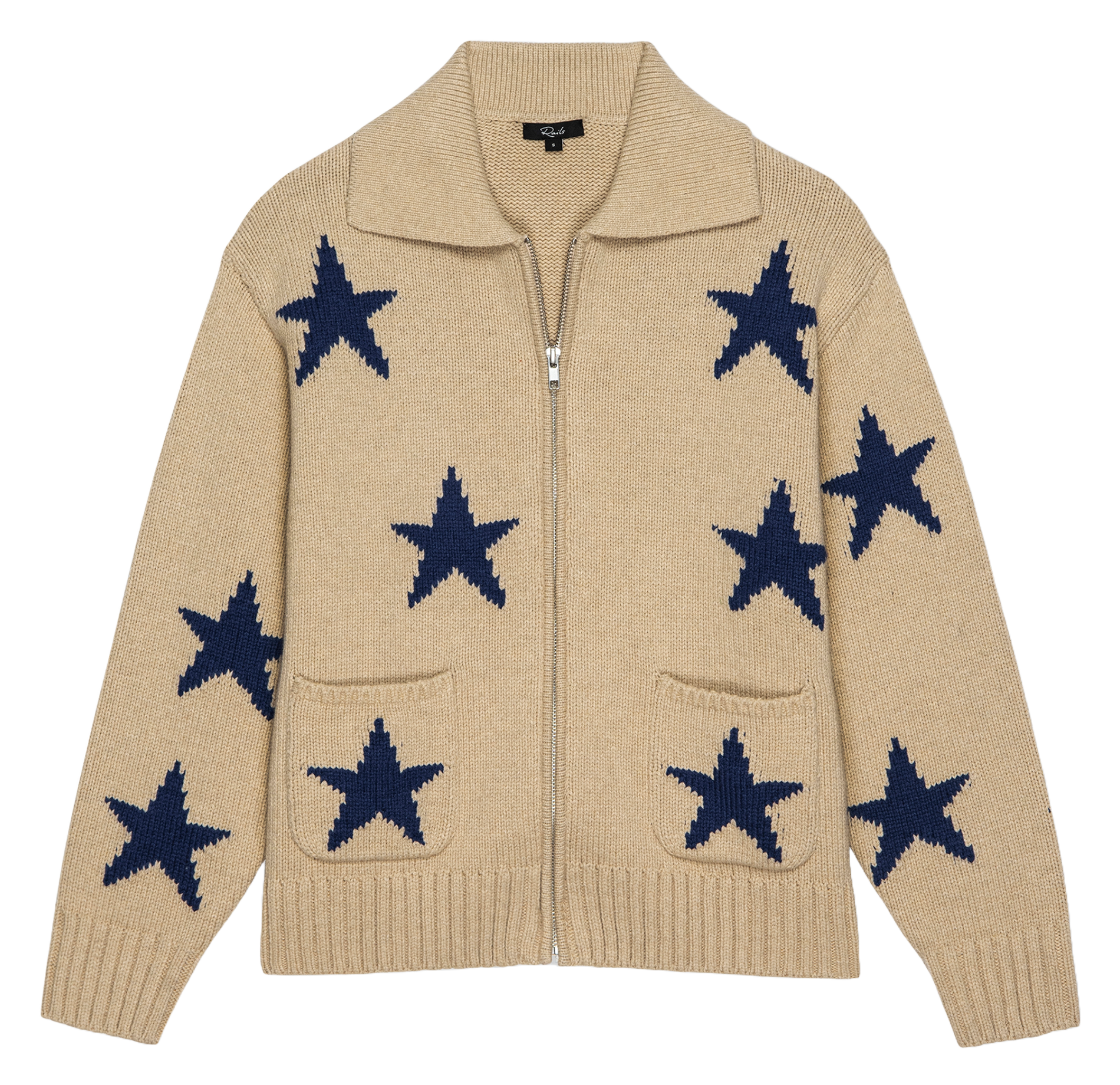 Gilet droit col classique RAILS Multicolore