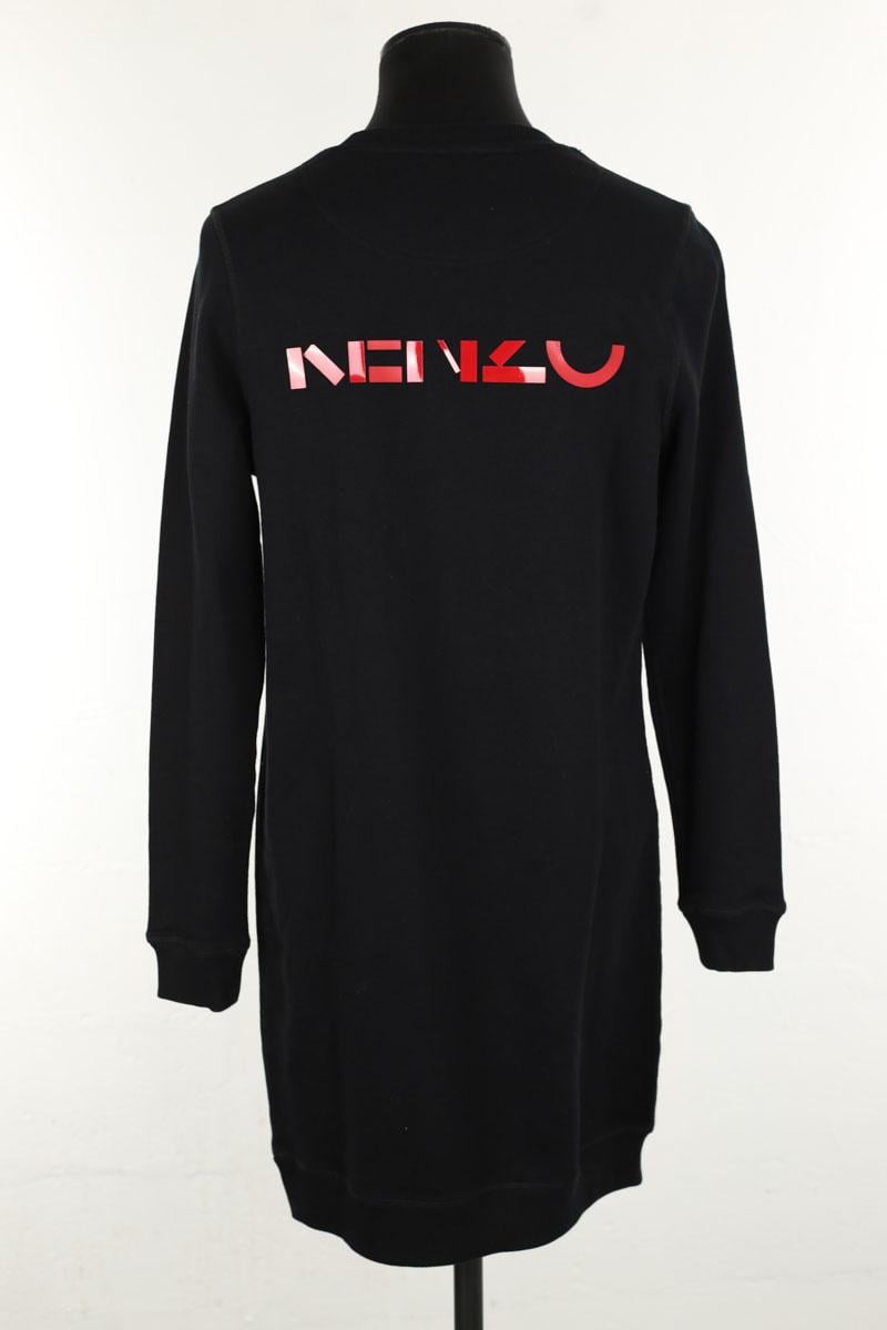 Cotton dress KENZO - SECONDE MAIN Black