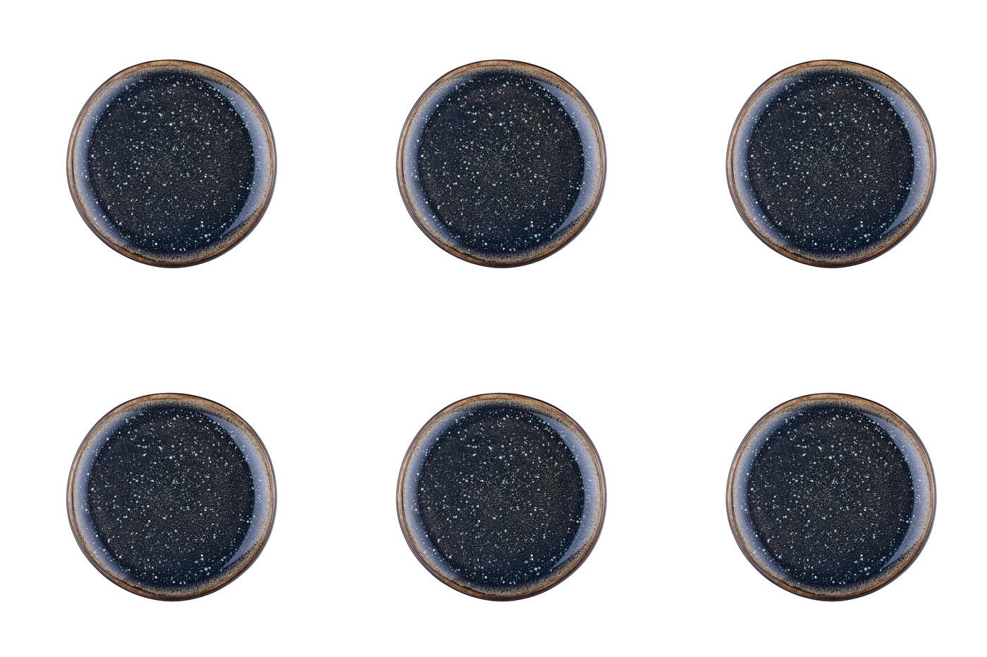 Iris Plate ø16cm - Set of 6 - Midnight Blue BJORN Blue