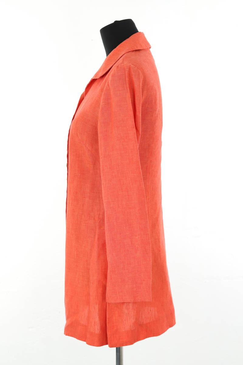 Linen dress TARA JARMON - Seconde Main Orange