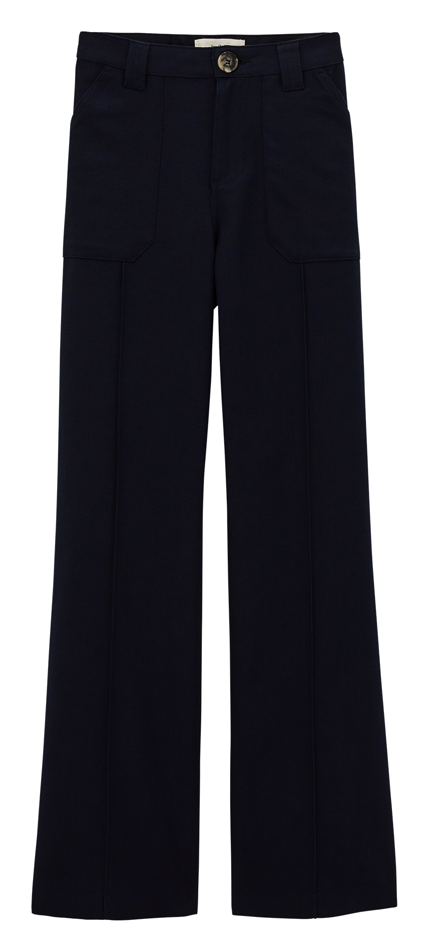 Katoenen straight fit pantalon BA&SH Blauw
