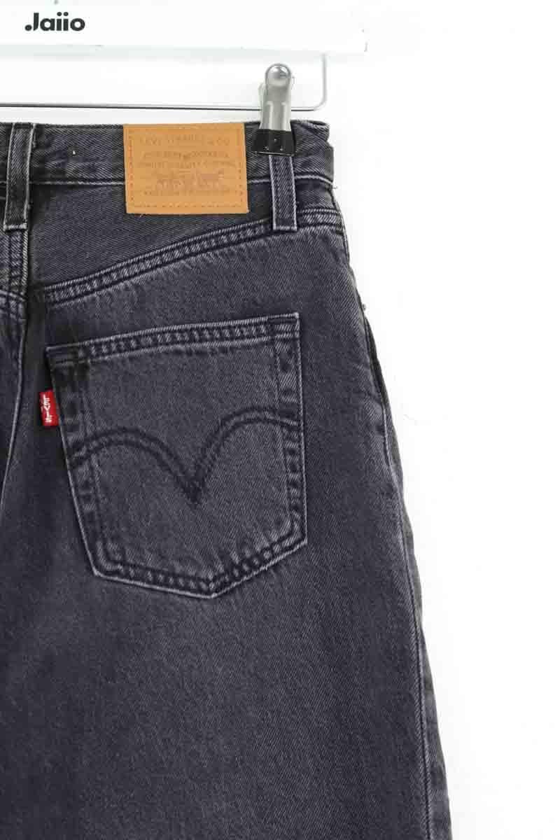 Cotton skinny jeans LEVI'S - Seconde main Black