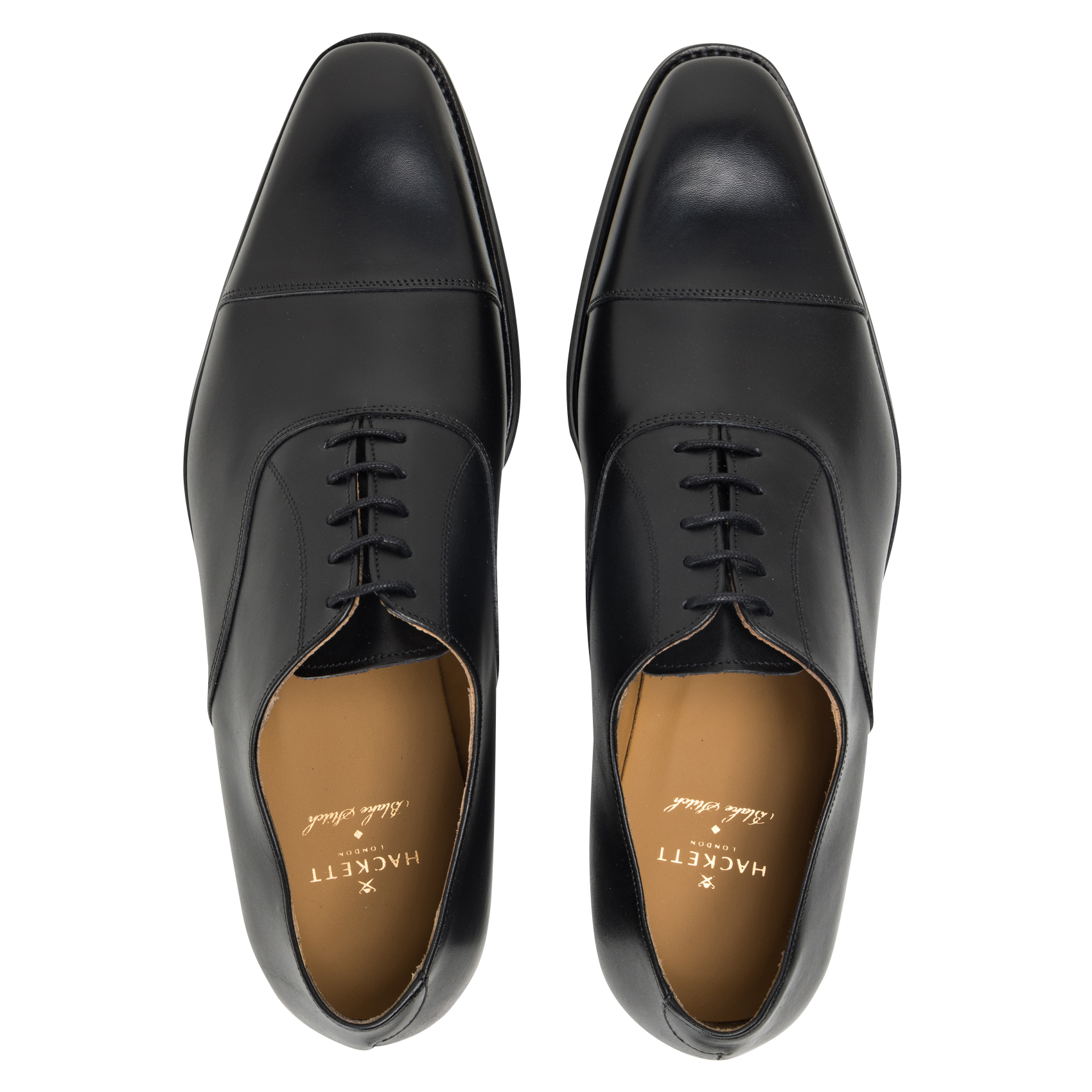 Chaussures ville à lacets en cuir HACKETT Noir