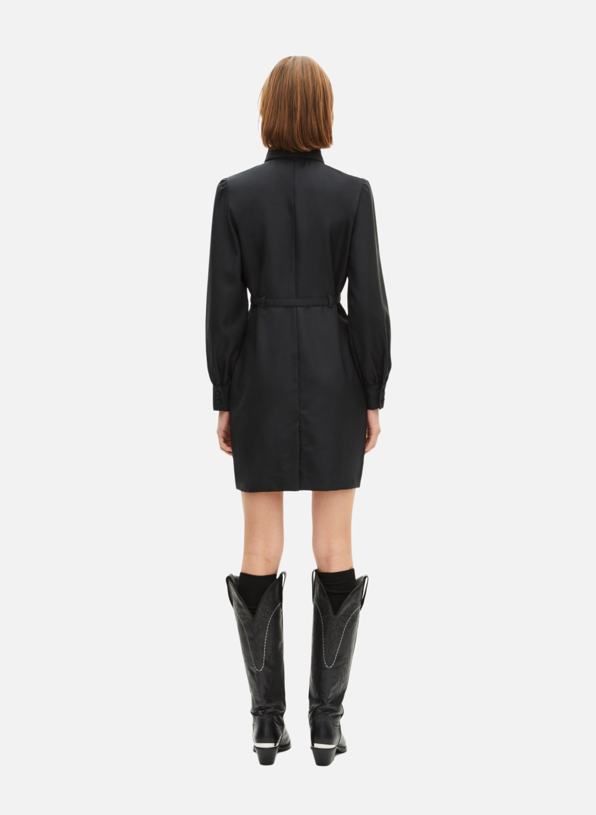 Robe courte en laine THE KOOPLES Noir
