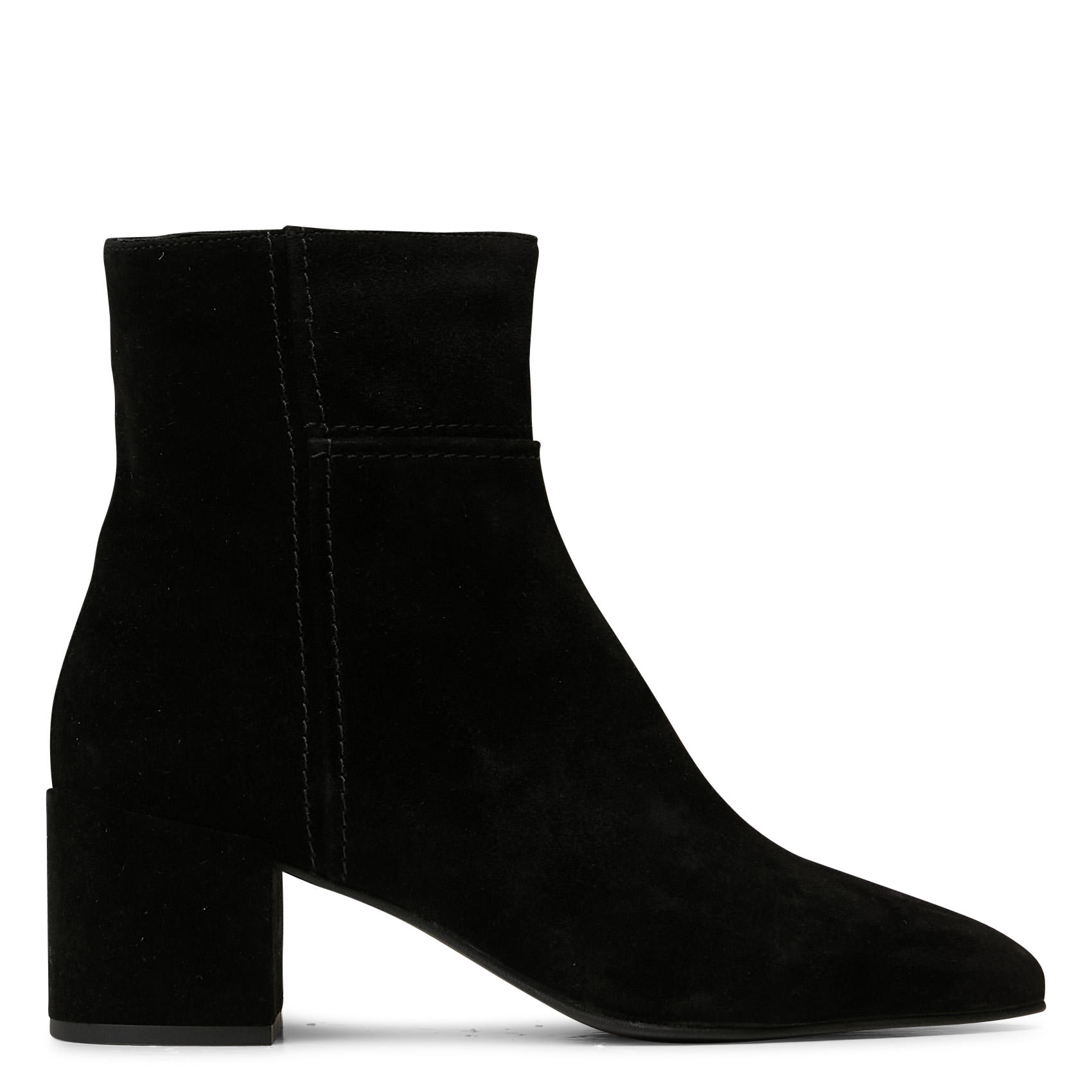 Enkellaarzen van veloursleer MELLOW YELLOW Zwart