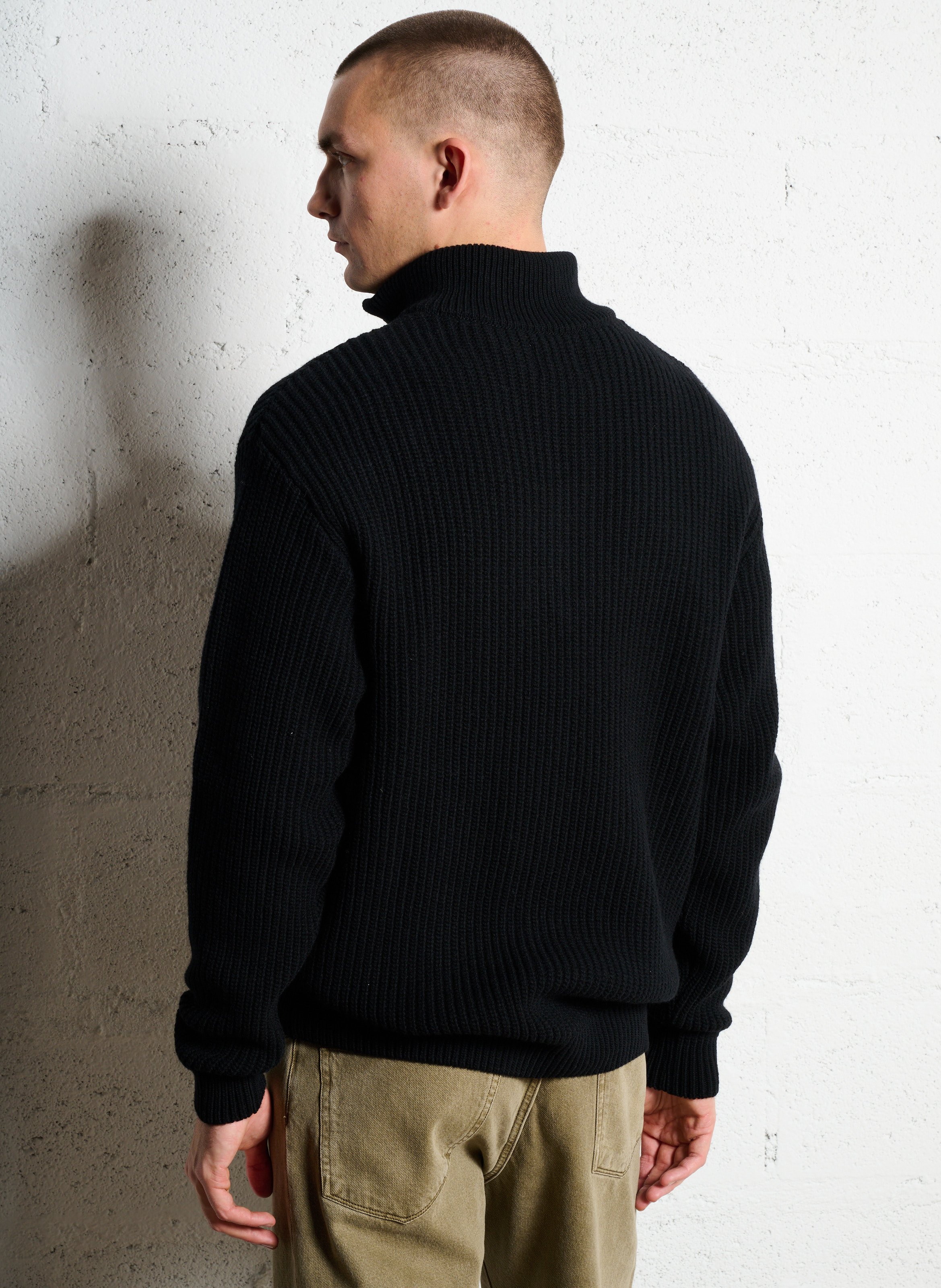 Troyer aus Wolle COLORFUL STANDARD Schwarz