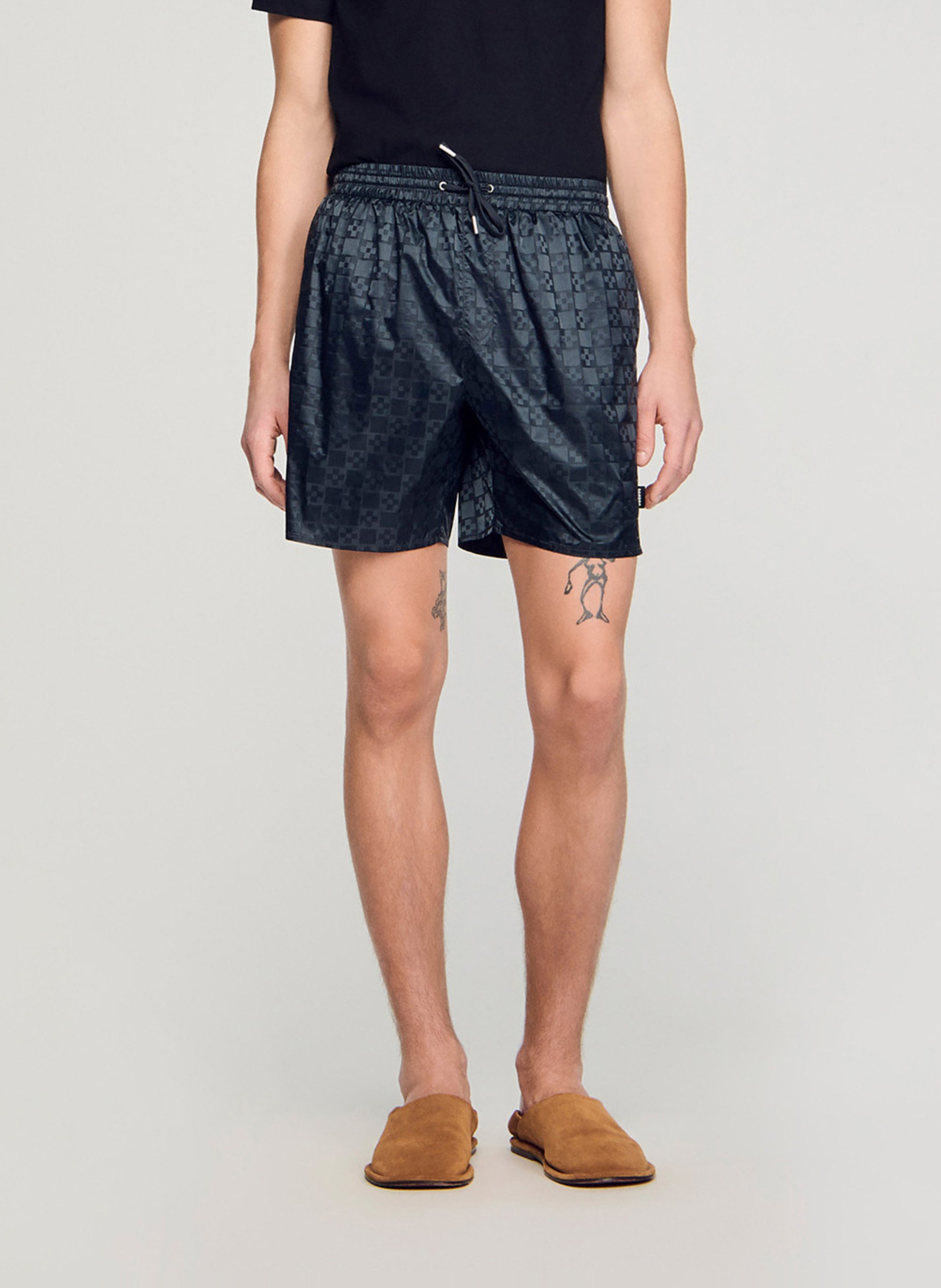 Flowing swim shorts SANDRO Grey