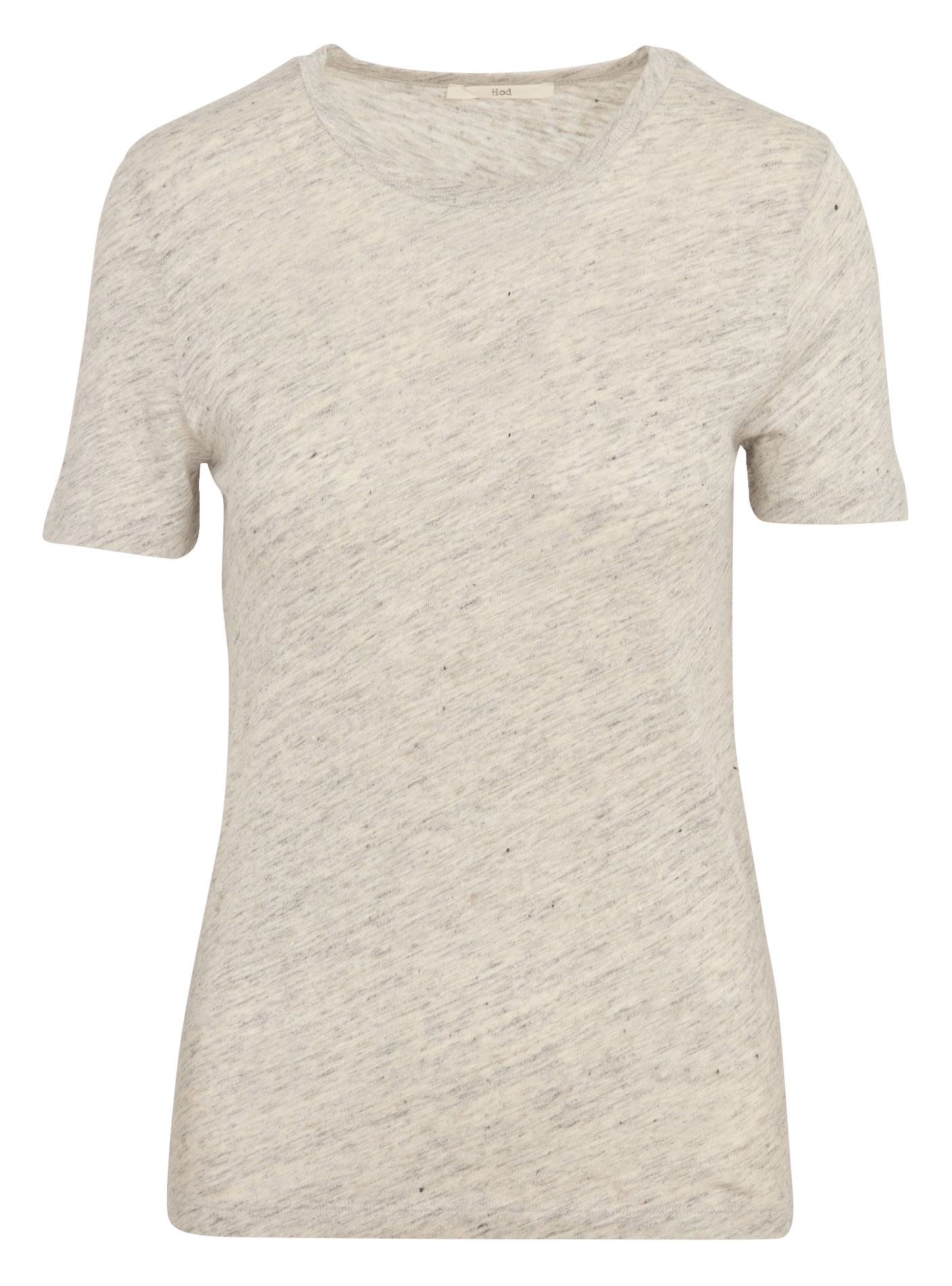 T-Shirt mit kurzen Ärmeln aus meliertem Leinen HOD PARIS